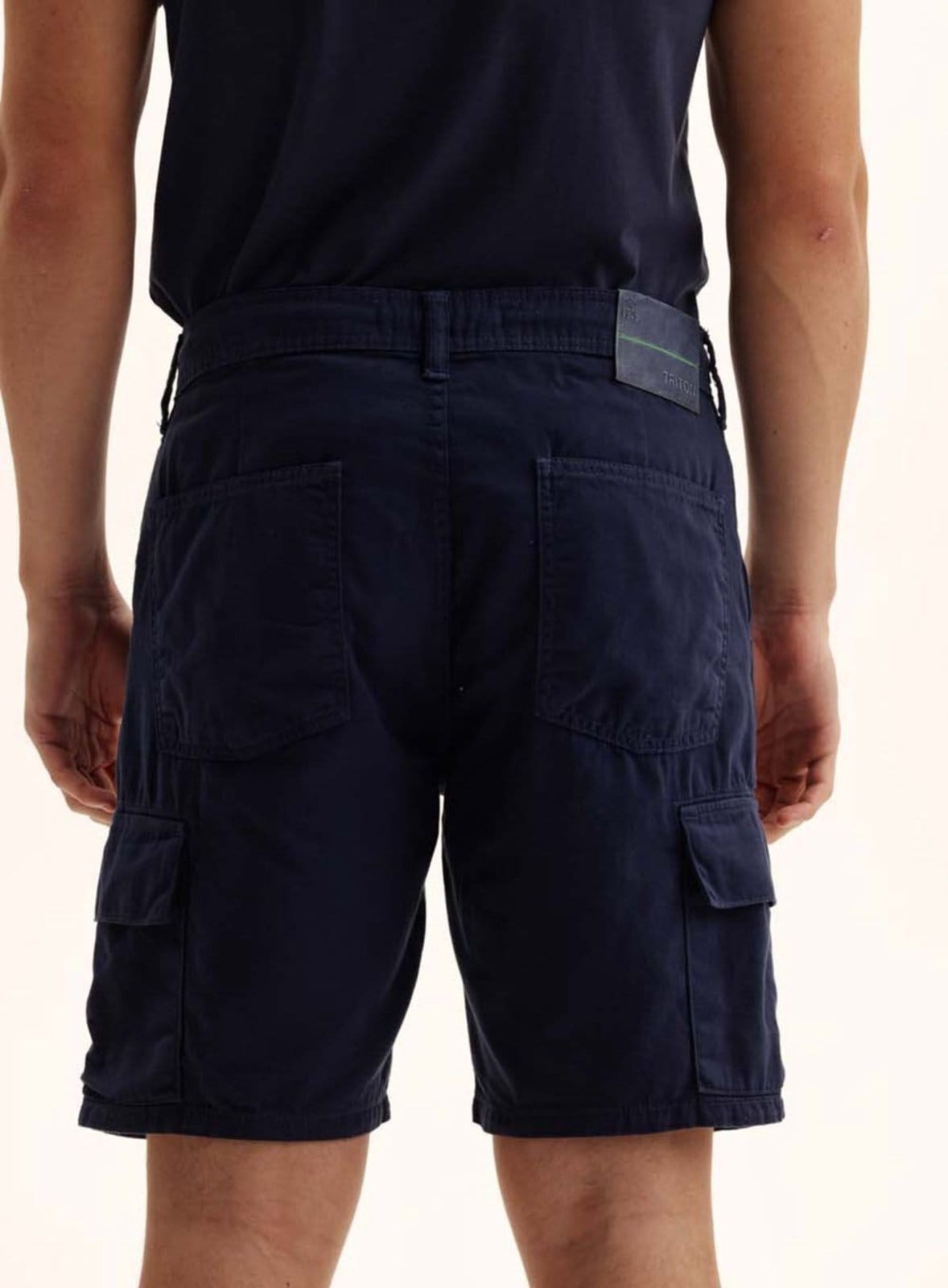 Vista 2 Bermuda Cadarço na Cintura - Luan Triton Olympic Triton azul