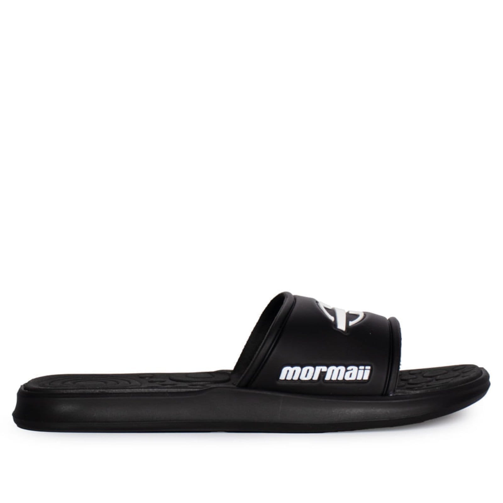 Vista 2 Infantil - Slide Masculino Mormaii Quiver Sola Expandida Branco Grendene preto