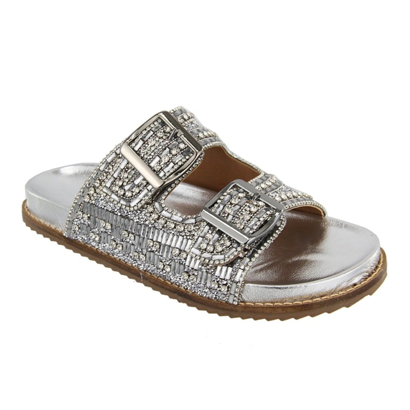 Sandalia Papete Ratseira Strass Pedraria Brilho Cristais Lançamento