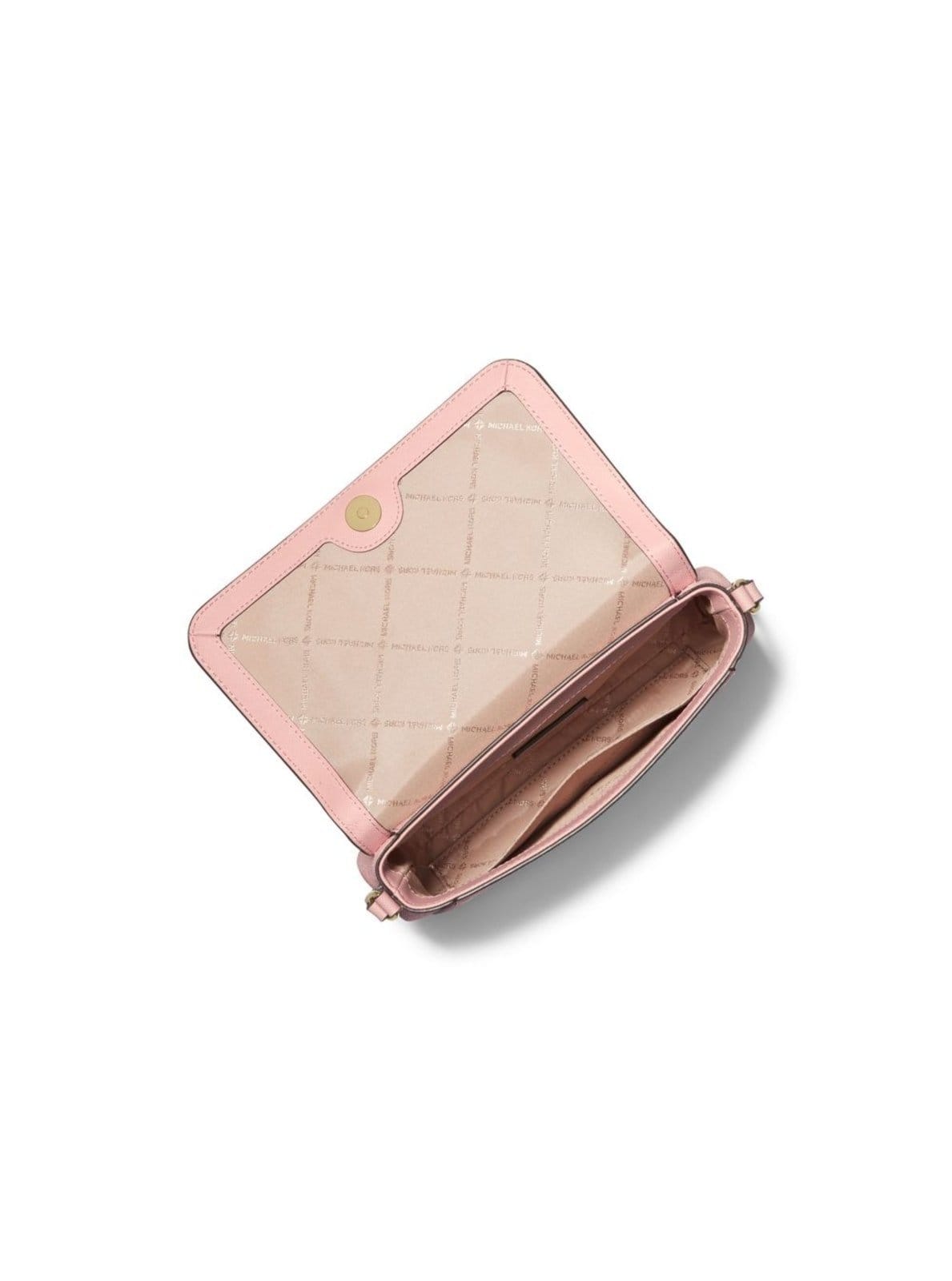 Vista 2 Bolsa Transversal Jet Set Logo Média 35F3gttu2b601 Michael Kors rosa