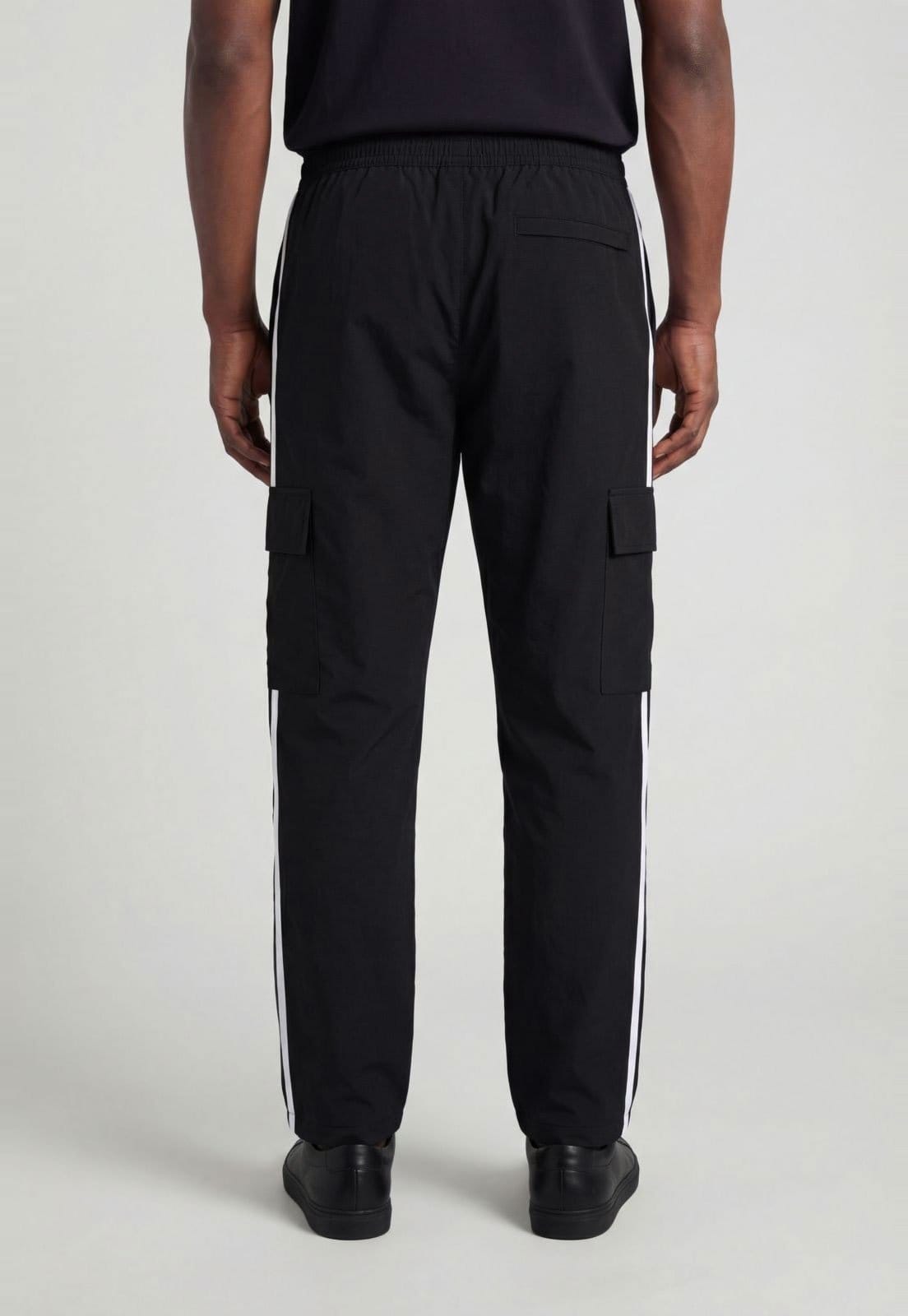 Vista 2 Calça Masculina adidas Originals 3S Cargo Preta adidas Originals preto