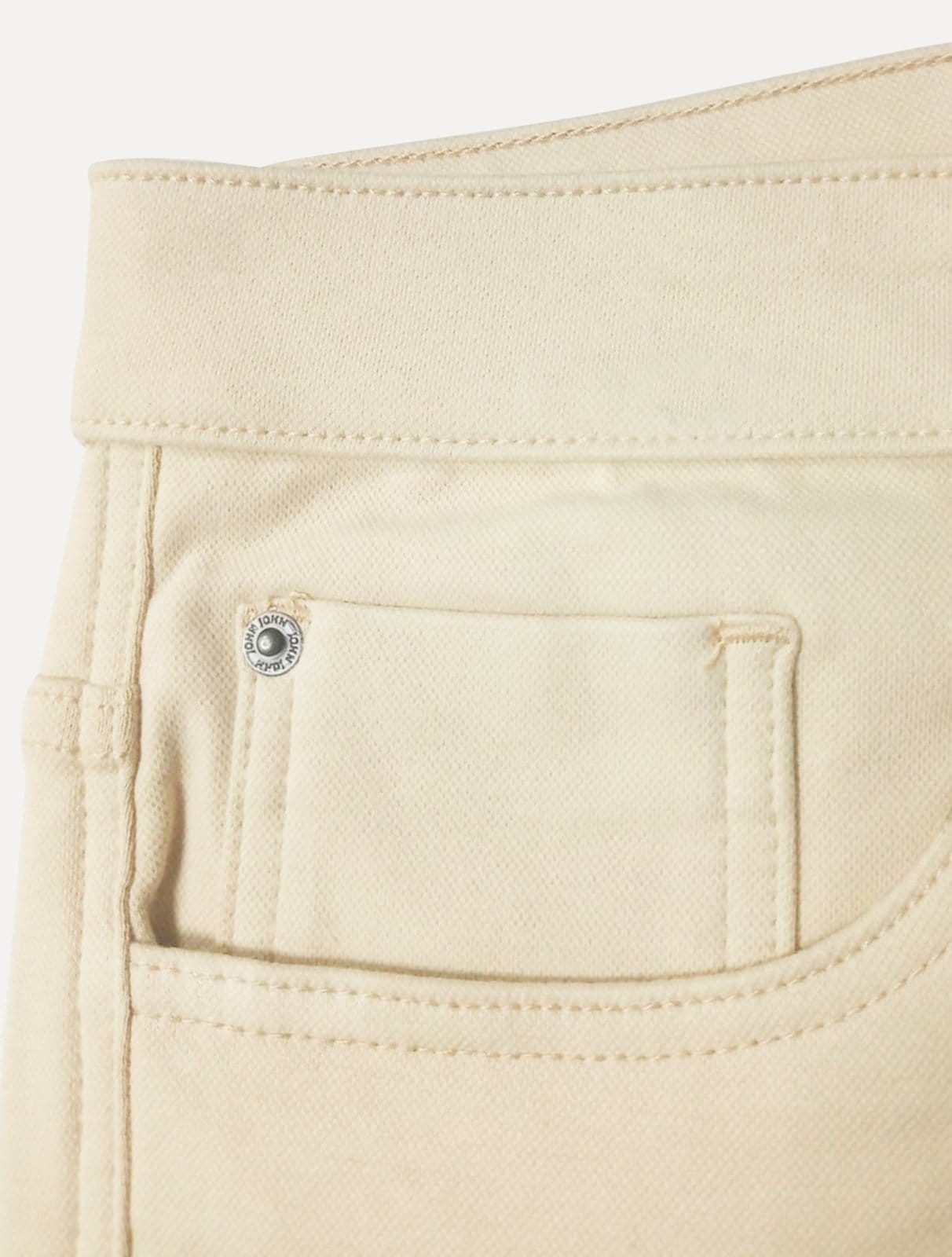 Vista 2 Bermuda John John Sarja Masculina Slim Olympia Claro John John cáqui