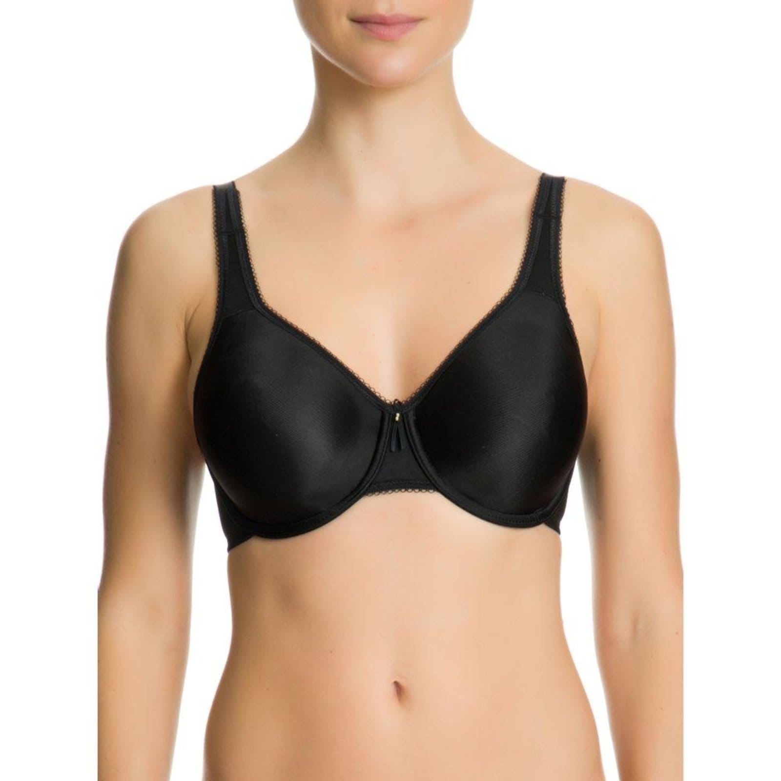 Vista principal Sutiã Cobertura Total Microfibra Basic Beauty Loungerie preto