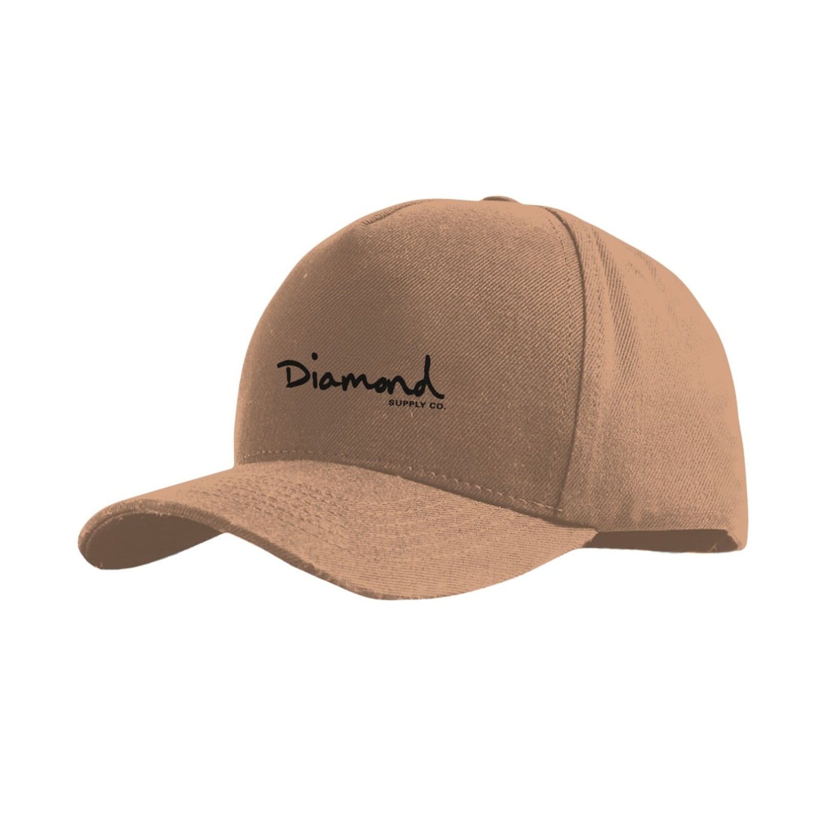 Boné Diamond Og Script Snapback 5 Panel - KHAKI