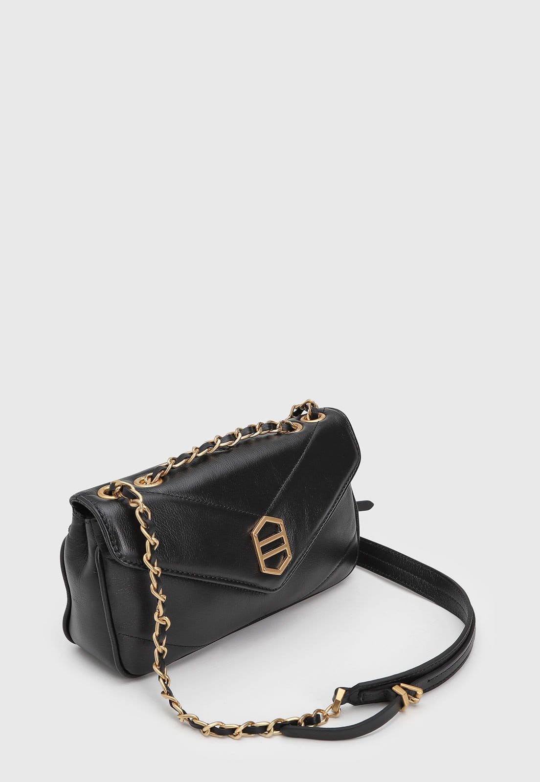 Vista 2 Bolsa Feminina Arezzo Média Corrente Preta Arezzo preto