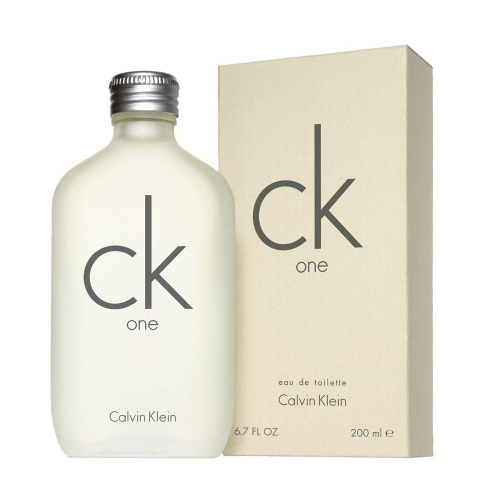 Vista 2 CK One Unissex Eau de Toilette 200 ml Calvin Klein incolor