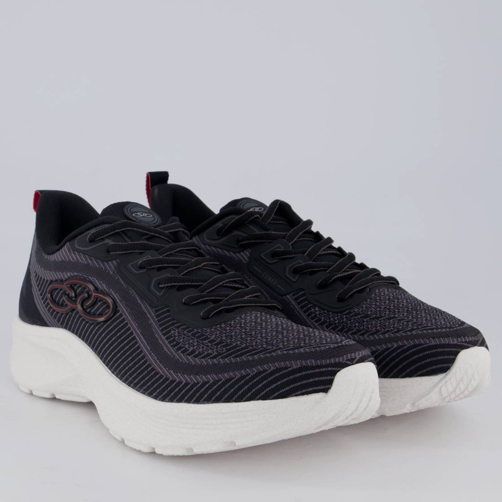 Vista 2 Tênis Olympikus Conex e Branco OLYMPIKUS preto