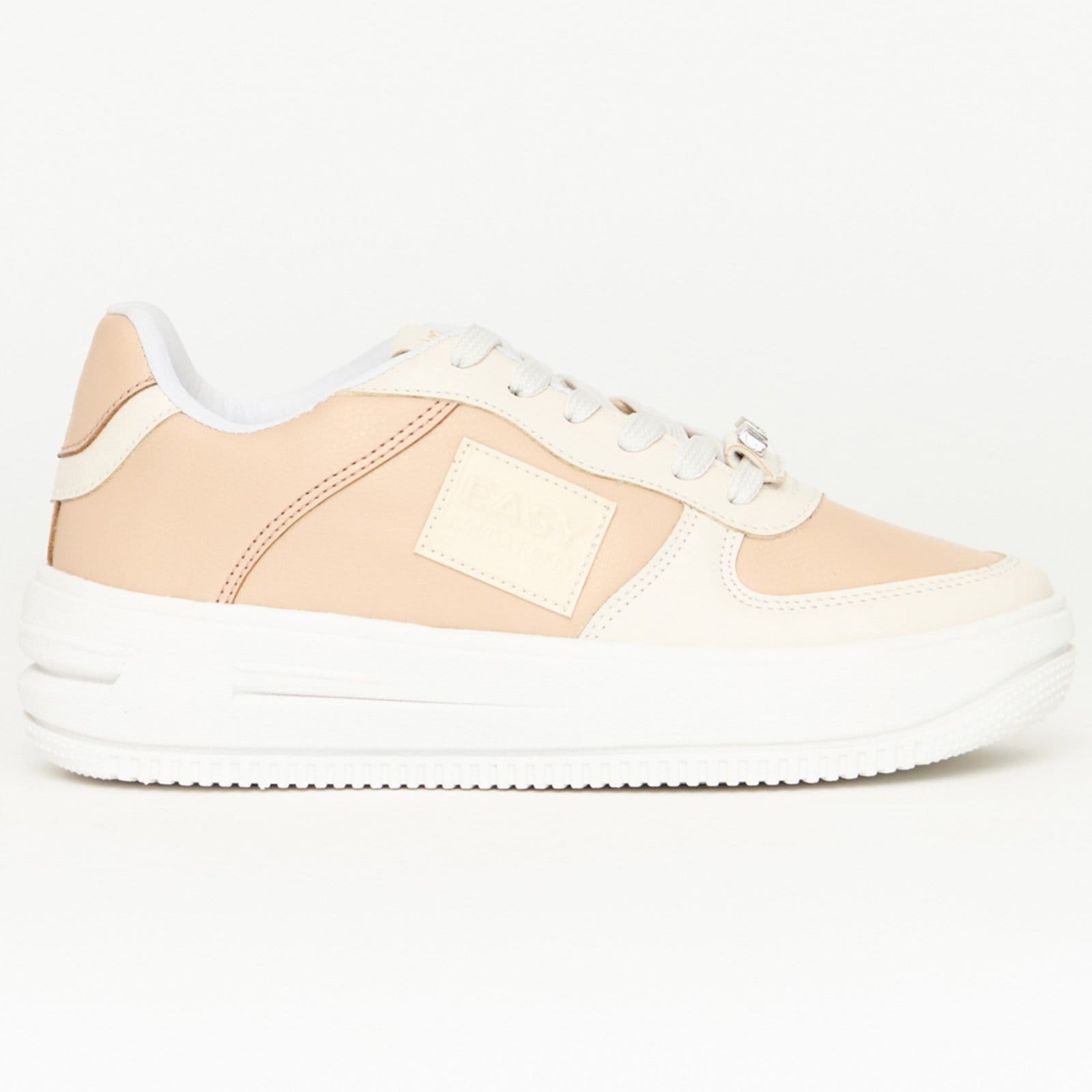 Tênis Easy Lança Perfume Relevo Ou25 Off White Feminino