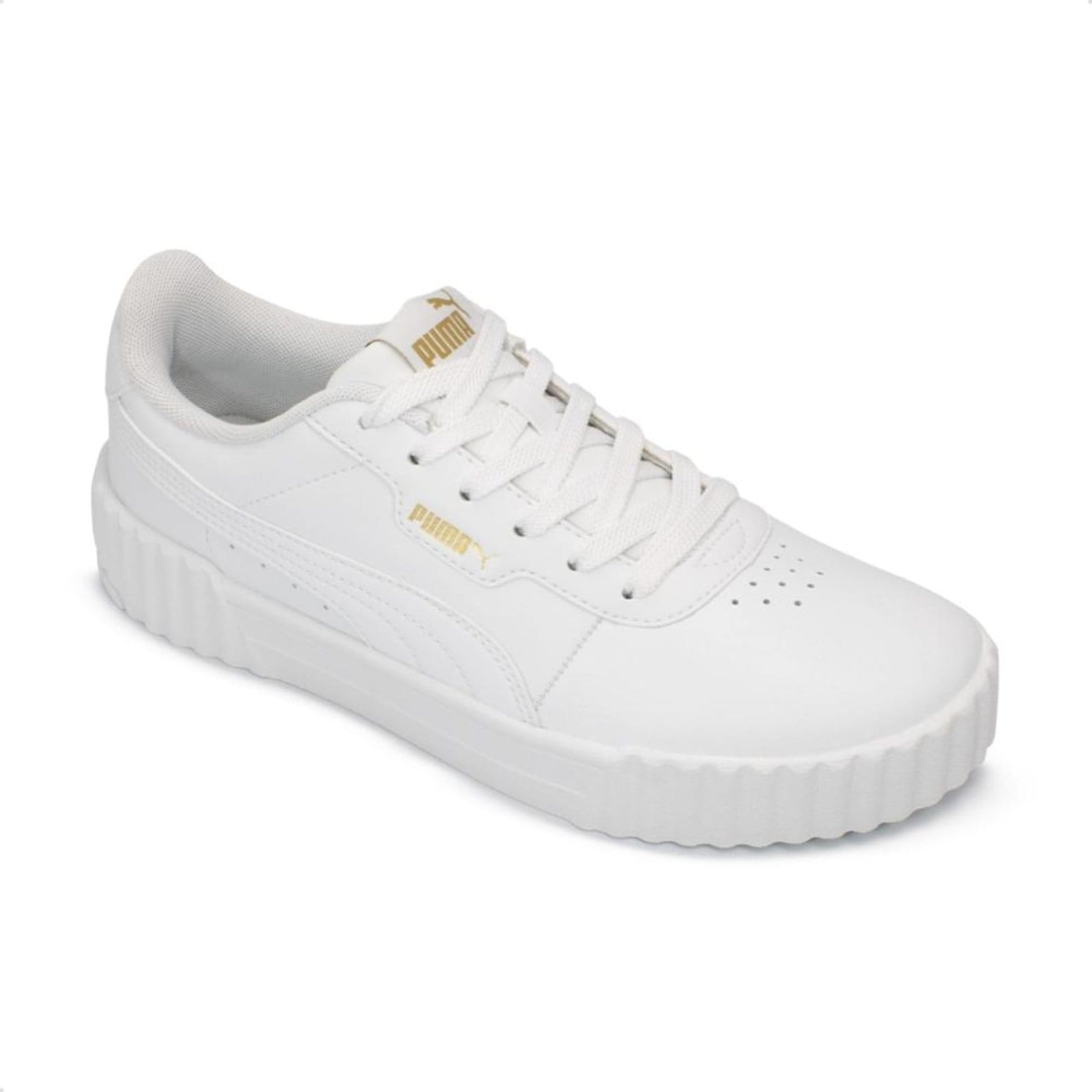 Vista 2 Tênis Puma Feminino Carina 3.0 BDP Puma branco