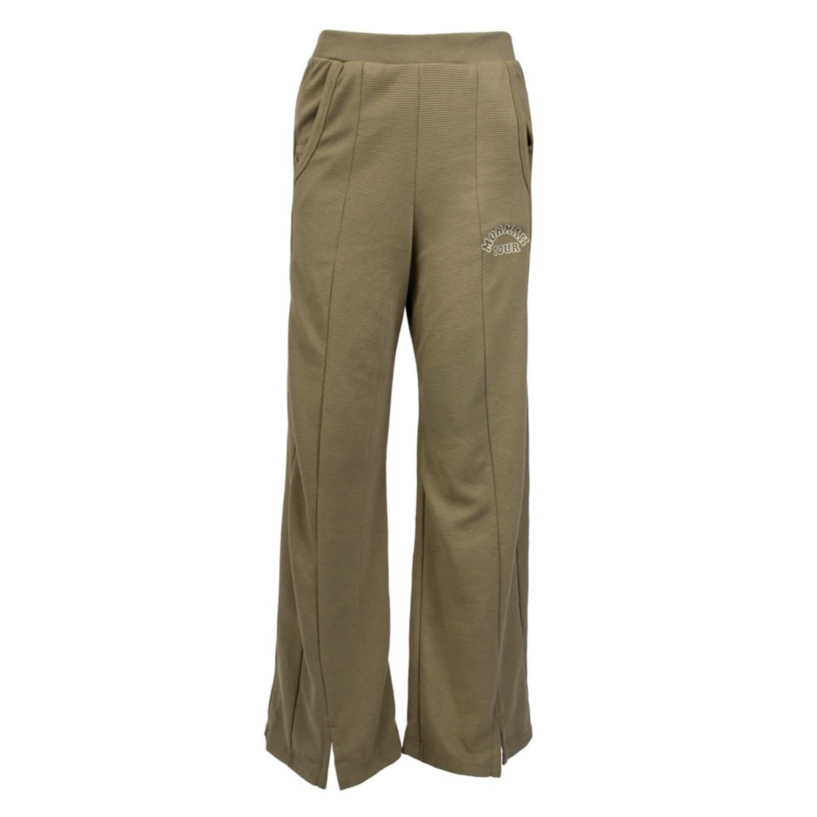 Calça Feminina Mormaii Wide Leg Moletom Oliva