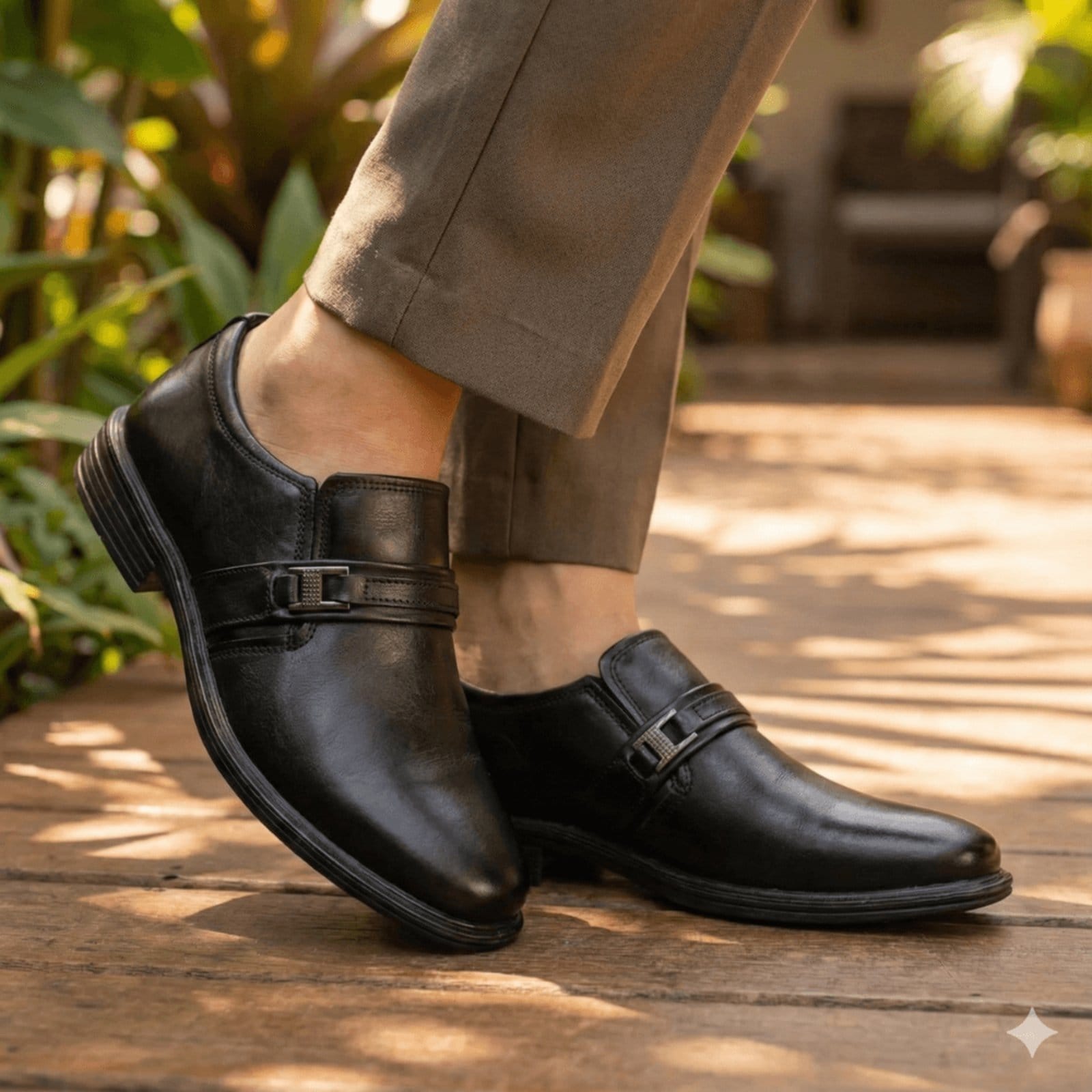 Sapato Masculino Pegada Social Amortech Couro