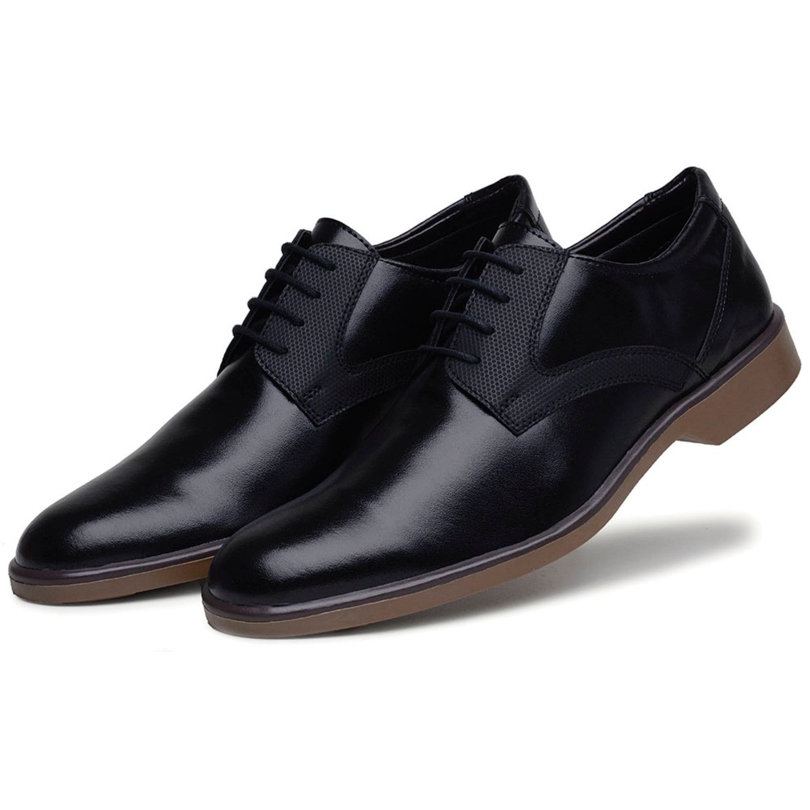 Sapato Social Casual Oxford com Cadarço Masculino Marrom