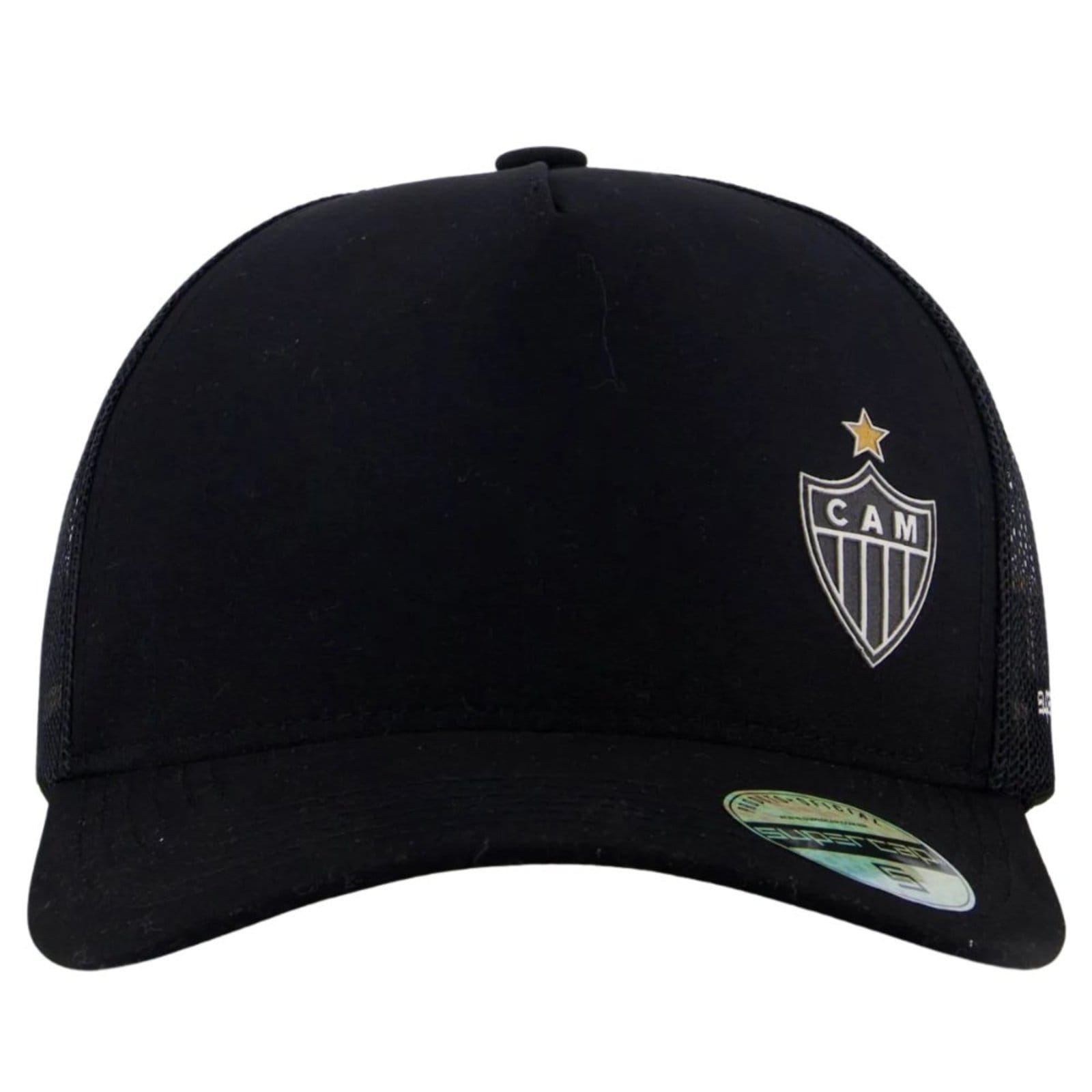 Vista principal Boné SuperCap Atlético Mineiro Trucker Supercap preto