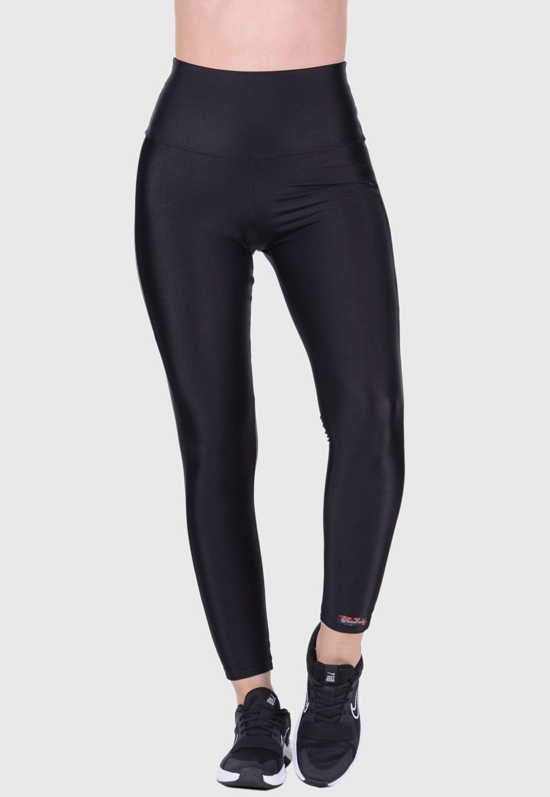 Vista 2 Calça Legging Fitness Cirrê Cós Alto Summer Soul Preta Summer Soul preto