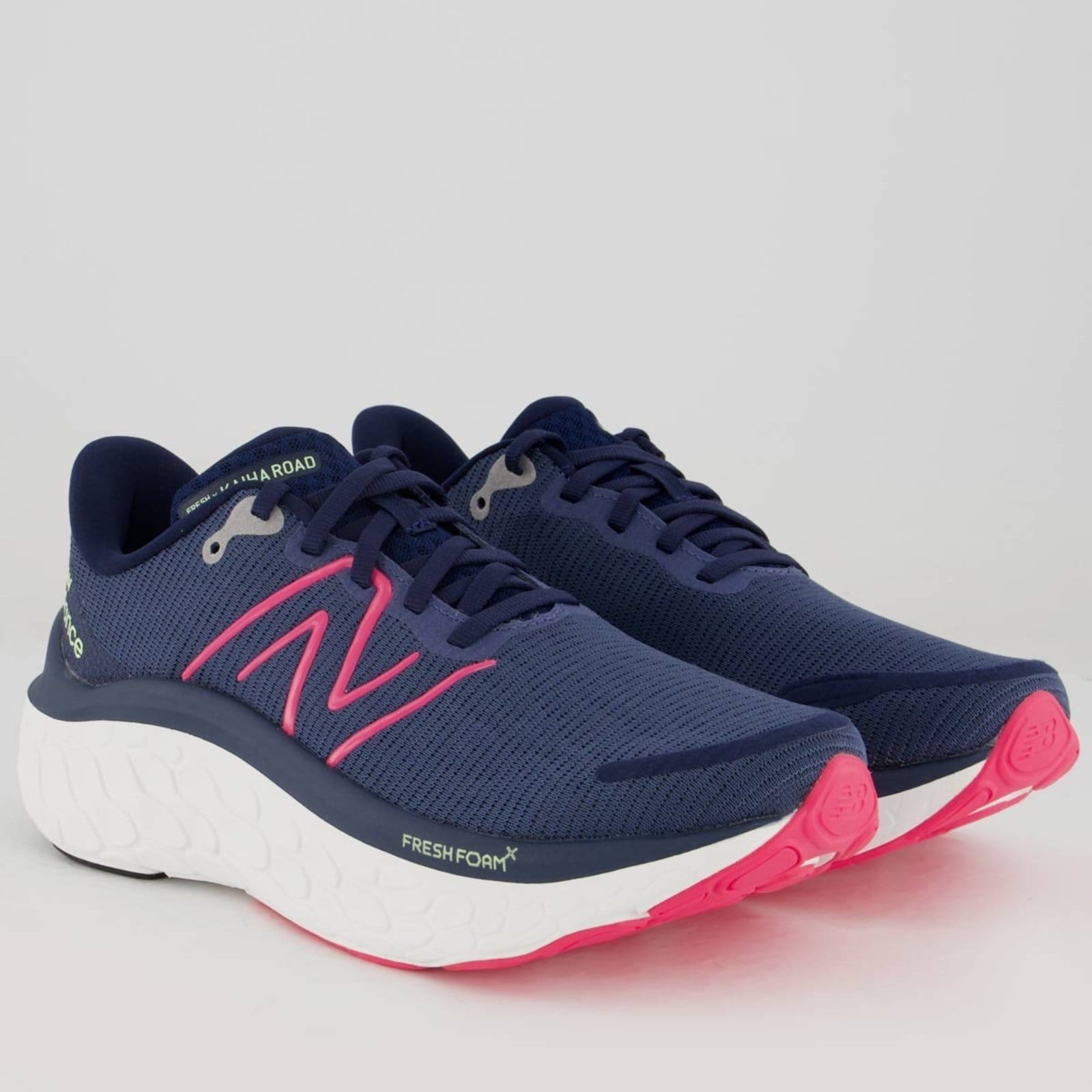 Vista 2 Tênis New Balance Fresh Foam X Kaiha Road Feminino Marinho New Balance azul marinho