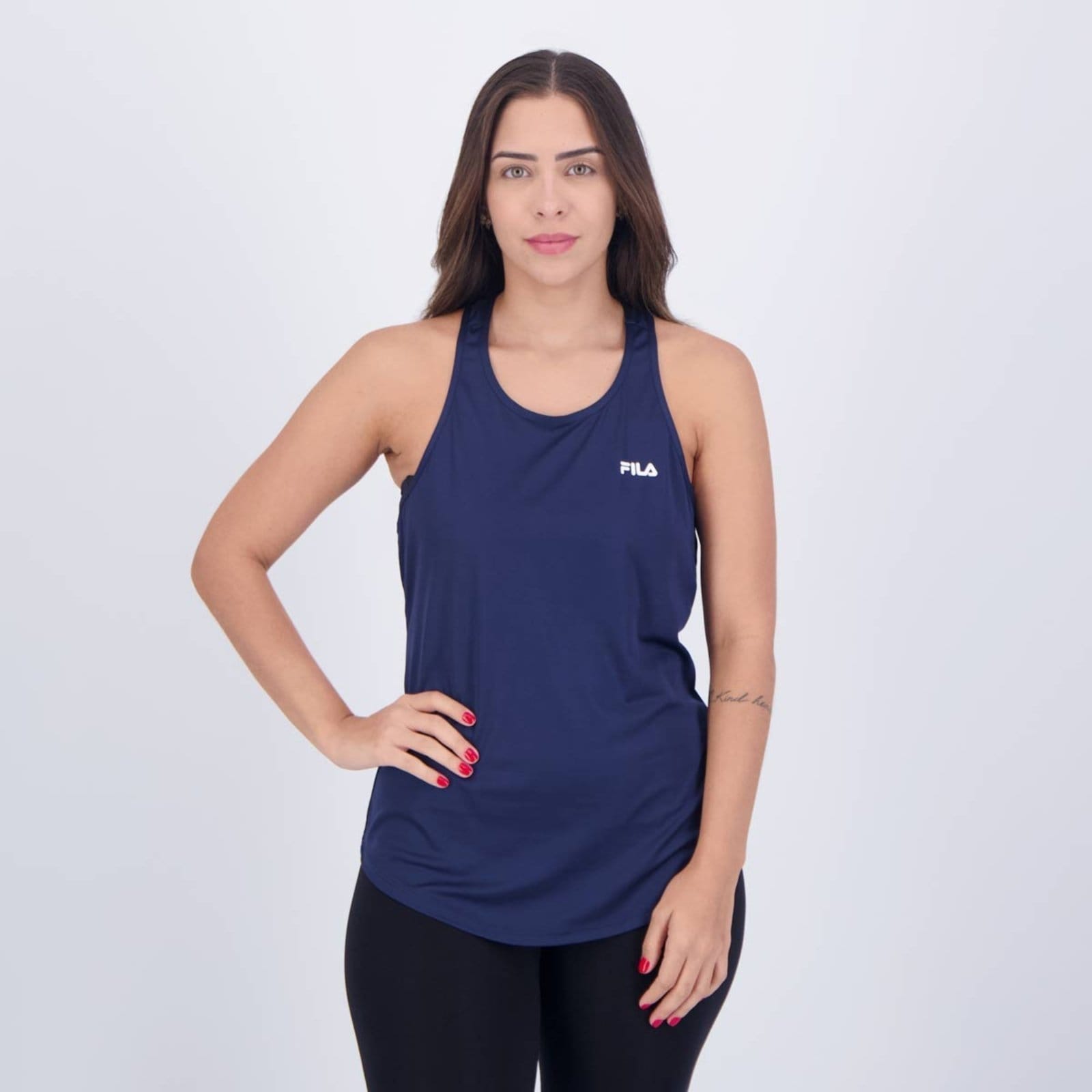 Regata Fila Basic Sports Polygin Feminina Marinho