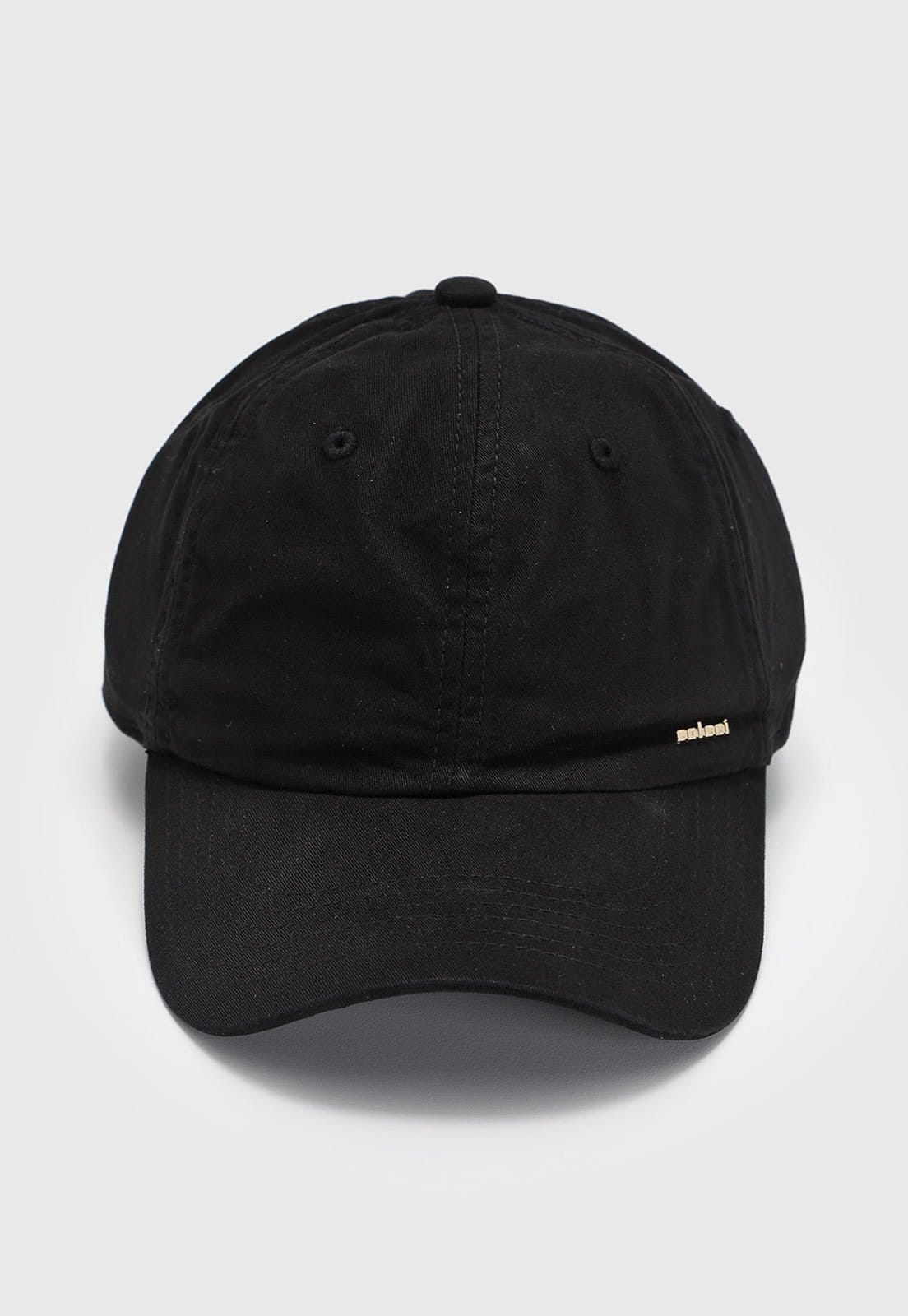 Vista principal Boné Feminino Colcci Aba Curva Fivela Metálica Preta Colcci preto