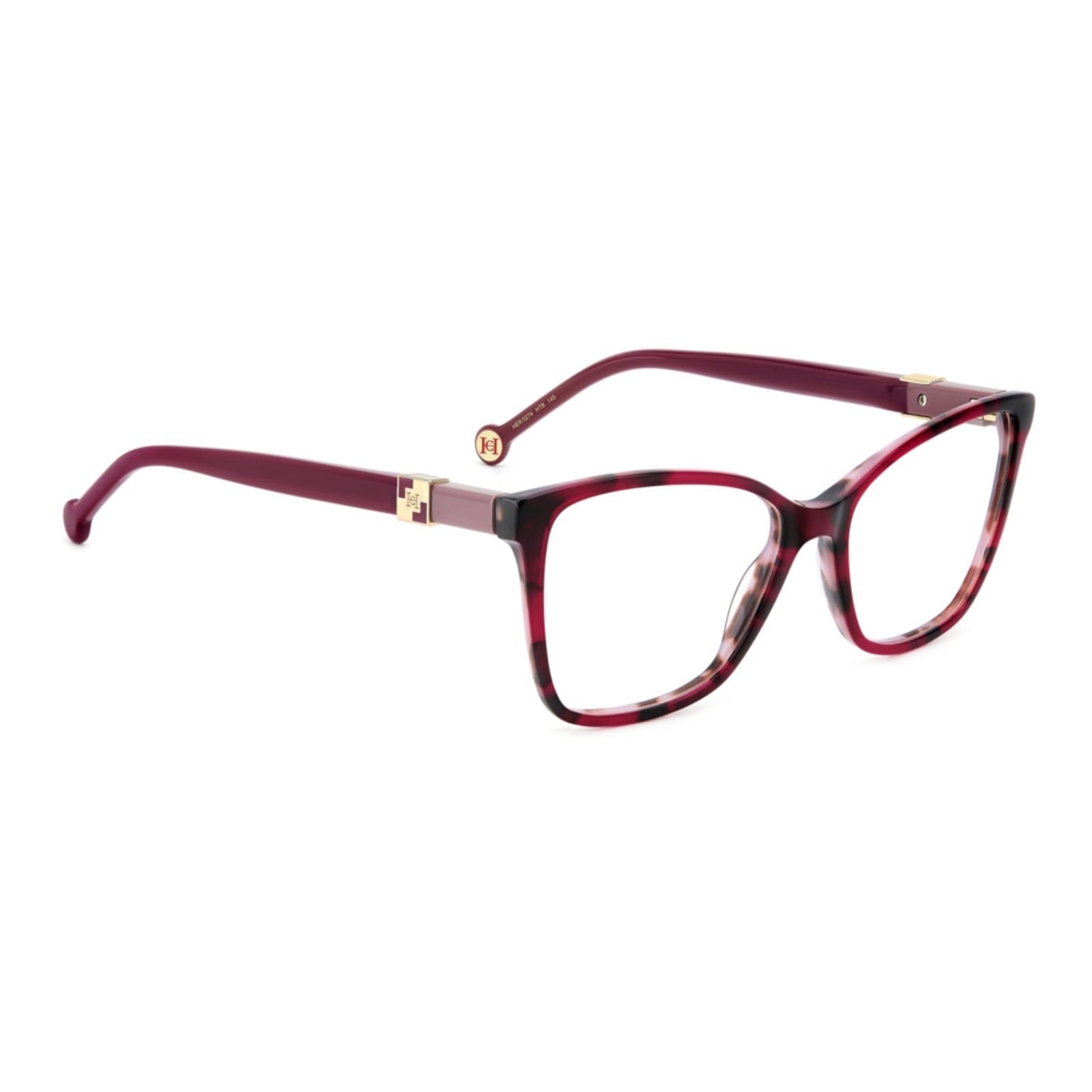 Vista 2 Armação de Óculos Carolina Herrera Her 0274 Ht8 Carolina Herrera vermelho