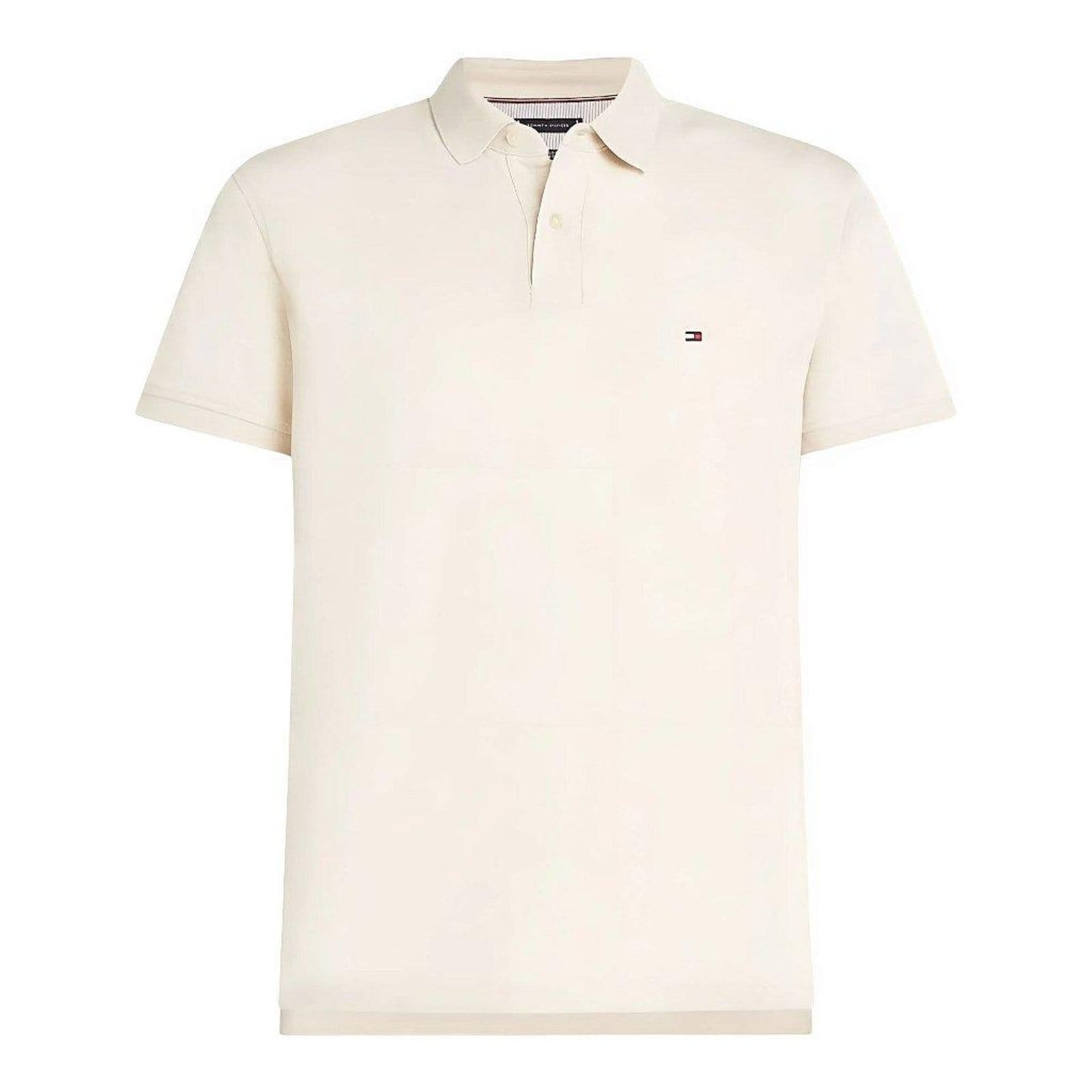 Camisa Polo Tommy Hilfiger Tech Piquet Regular Off White