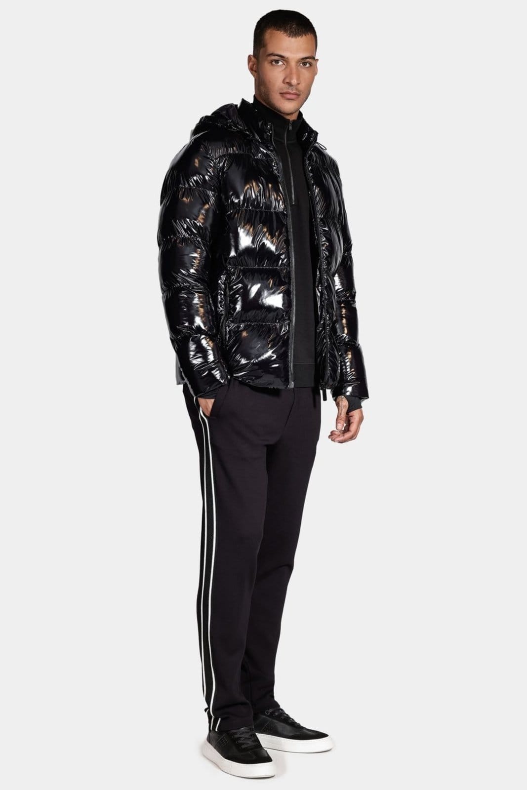 Vista 2 Jaqueta Aramis Shine Puffer Aramis preto