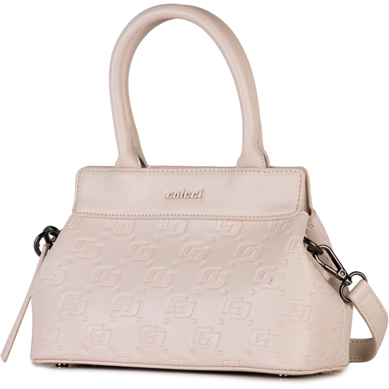 Vista 2 Bolsa Crossbody Colcci Gravação Ve26 Off White Feminino Colcci amarelo white