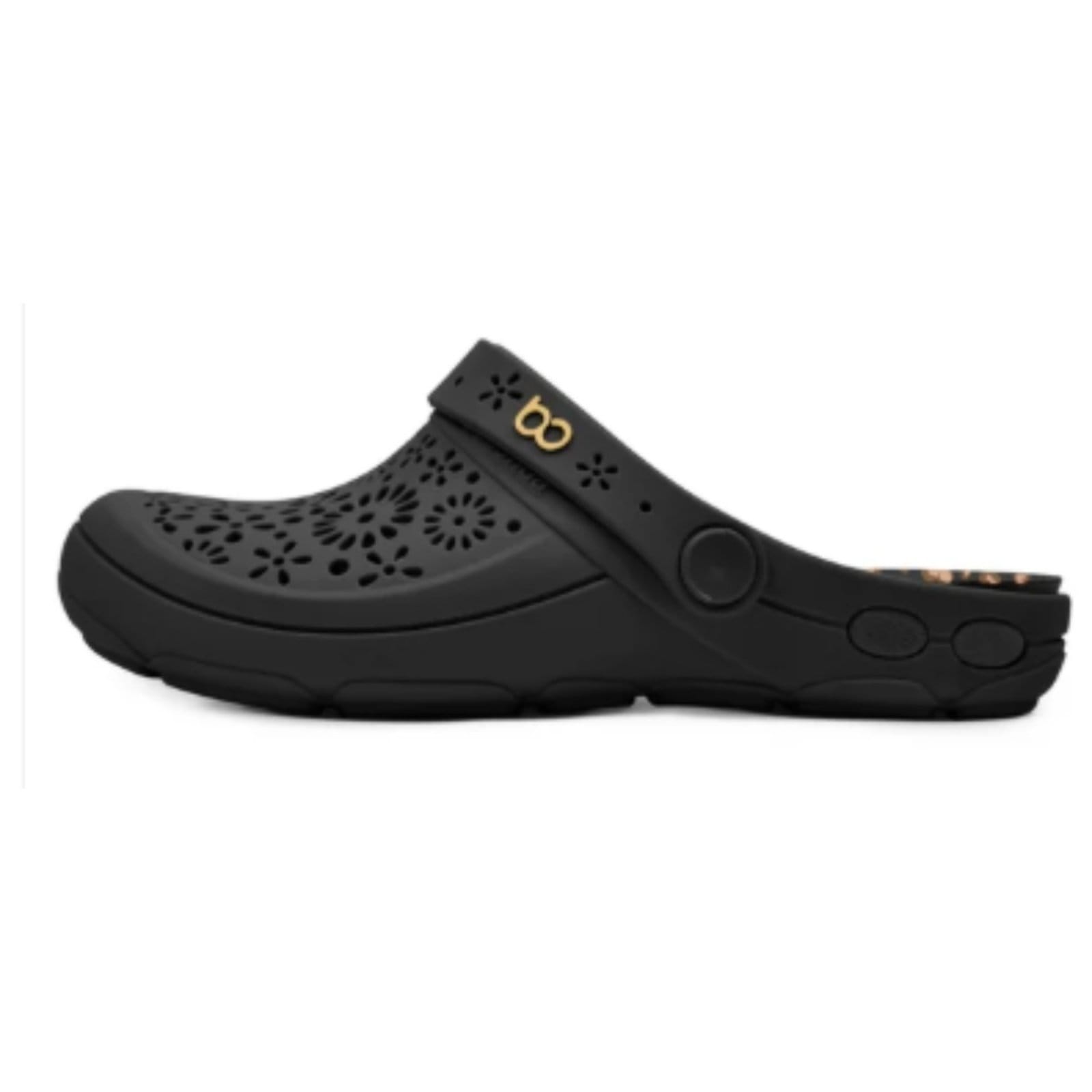 Vista 2 Clog Feminino Nellie Boaonda preto