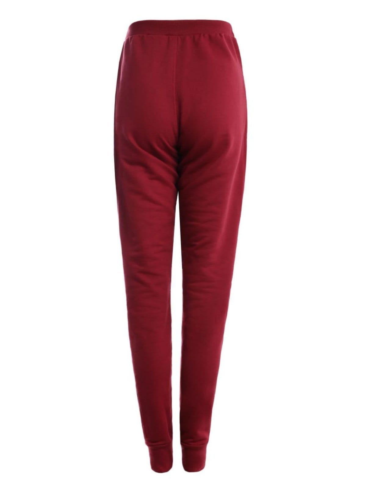 Vista 2 Calça Moletom Jogger Feminina BORDO Bright Girl'S vermelho