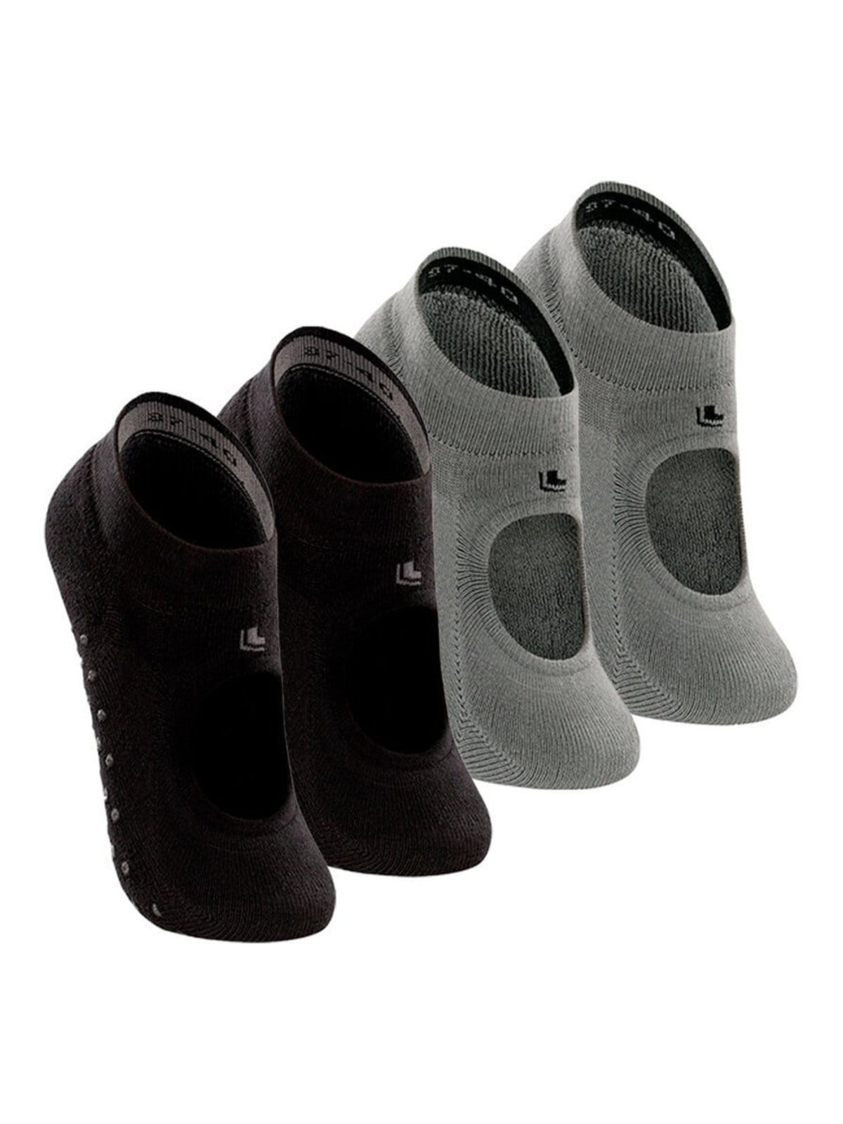 Kit com 4 Sapatilhas Antiderrapante Pilates Lupo