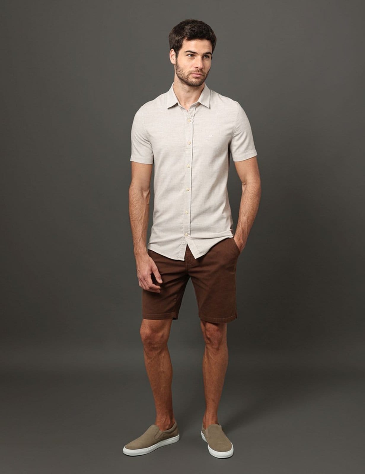 Bermuda Masculina Color Chino Calvin Klein Jeans