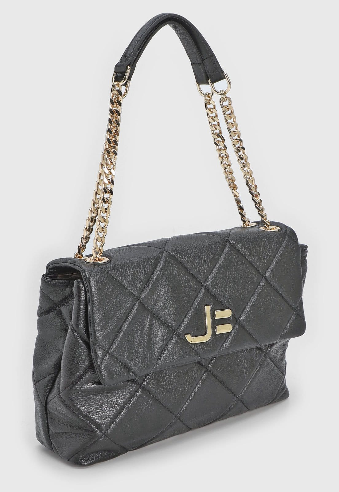 Vista 2 Bolsa Jorge Bischoff Matelassê Preta Jorge Bischoff preto