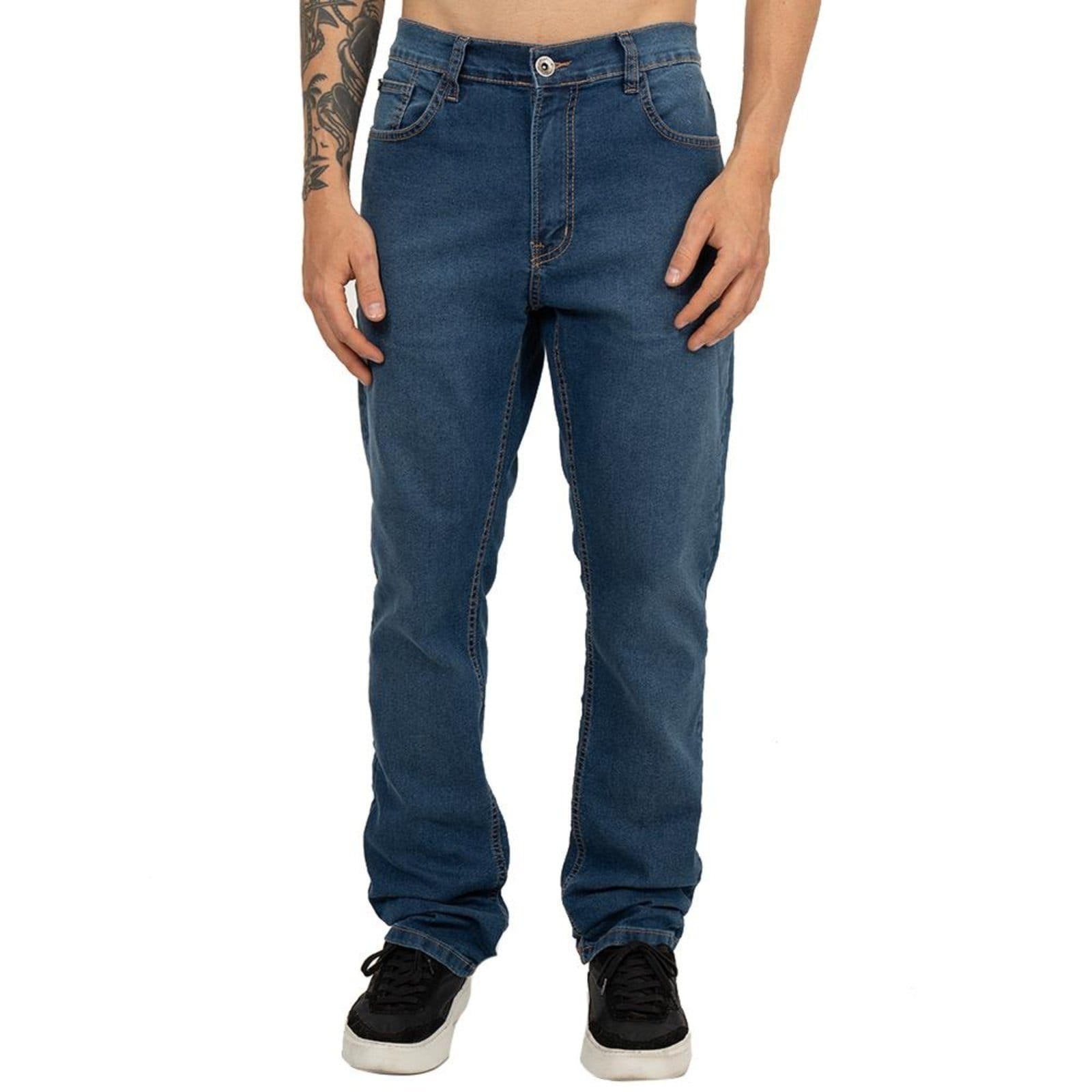 Calça RVCA Jeans Weekend Denin Blue Vintage SM26 Azul