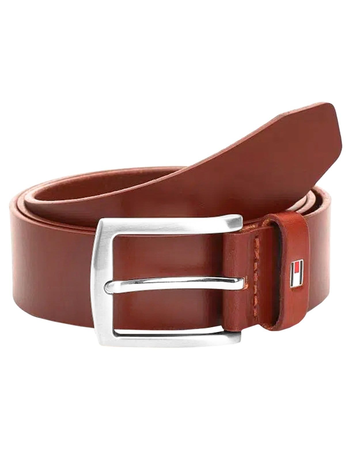 Vista principal Cinto Tommy Hilfiger Masculino New Denton 3.5 Belt Tommy Hilfiger marrom