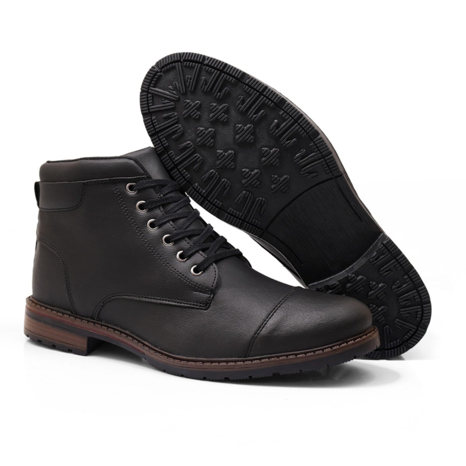 Vista 2 Bota Coturno Masculino Nine4 Casual Macio Estilosa Nine4 preto