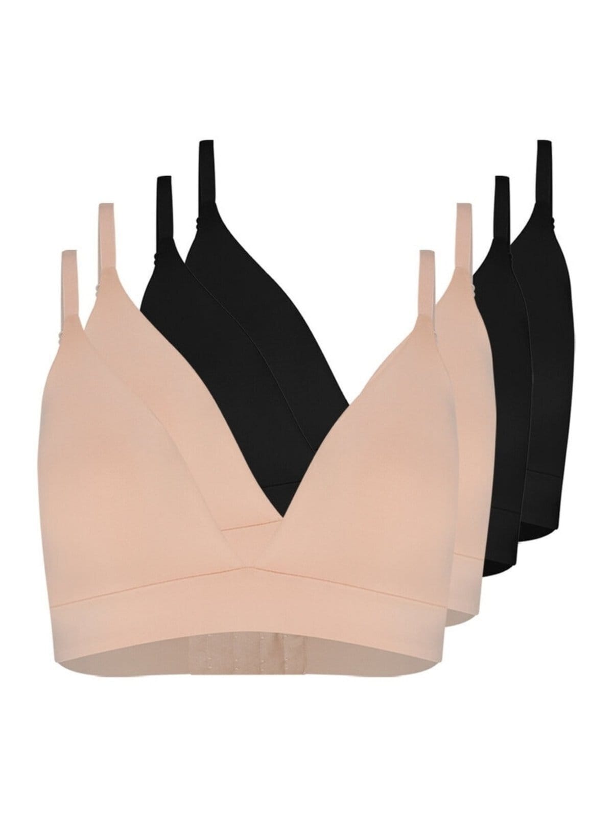 Kit com 4 Sutiãs sem Aro com Bojo Removível Hope 274840