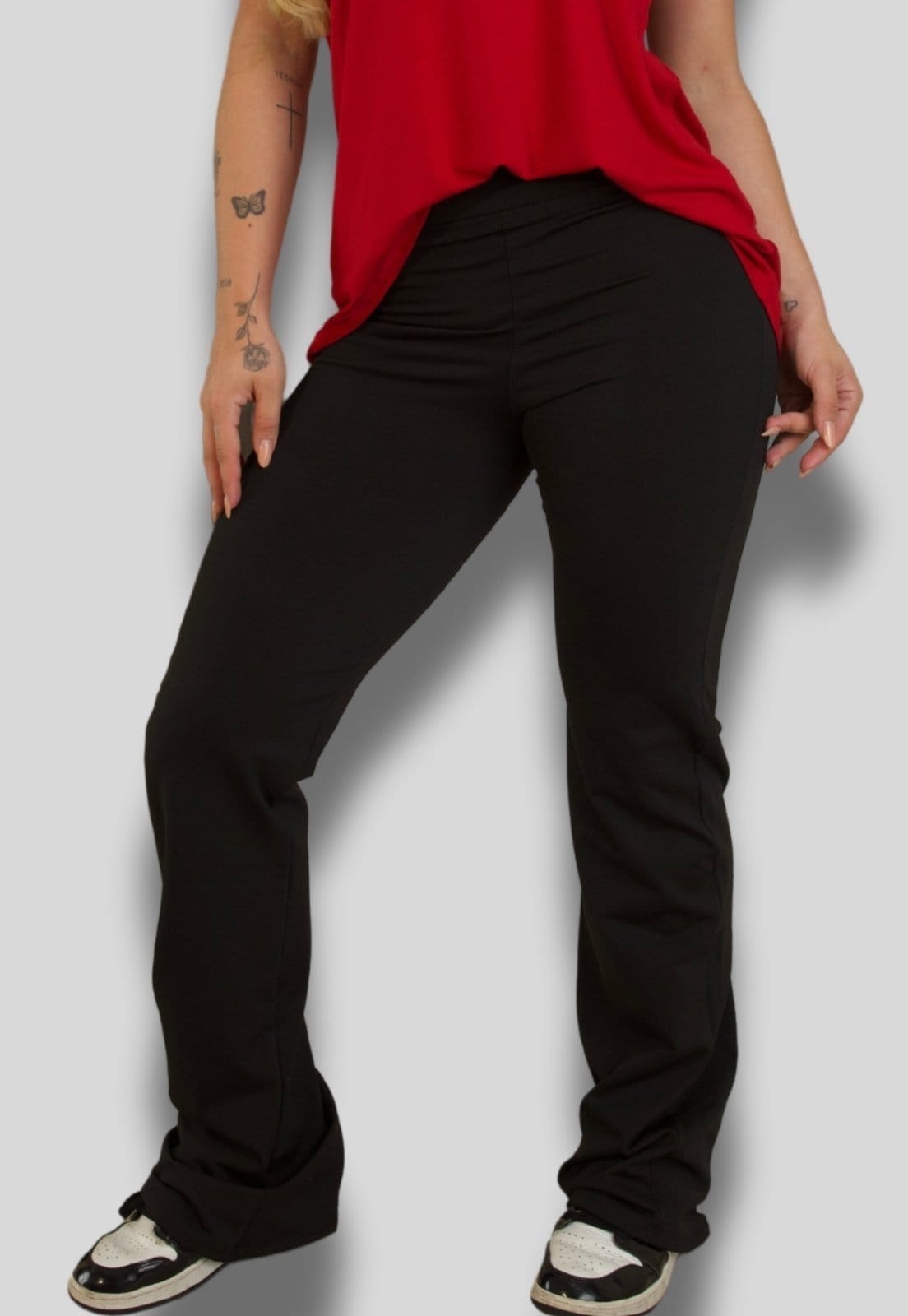 Calça Legging Flare Cintura Alta Duola Koenig