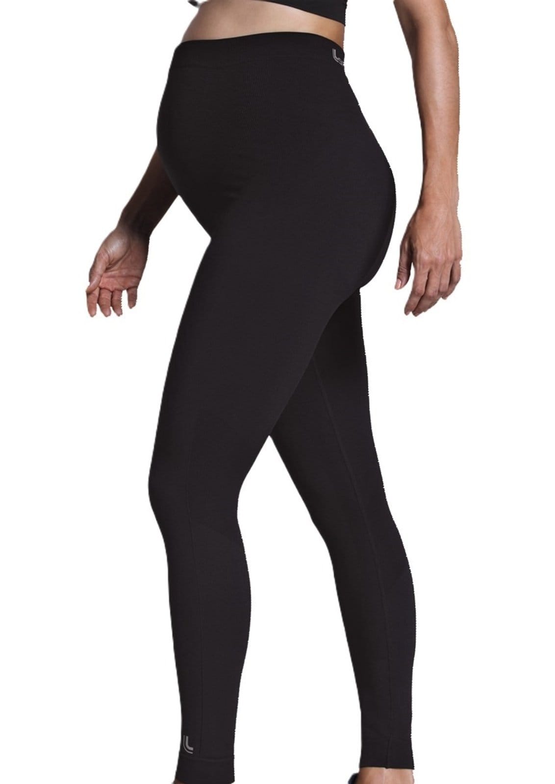 Calça Legging Lsport Mom Lupo Gestante Preta