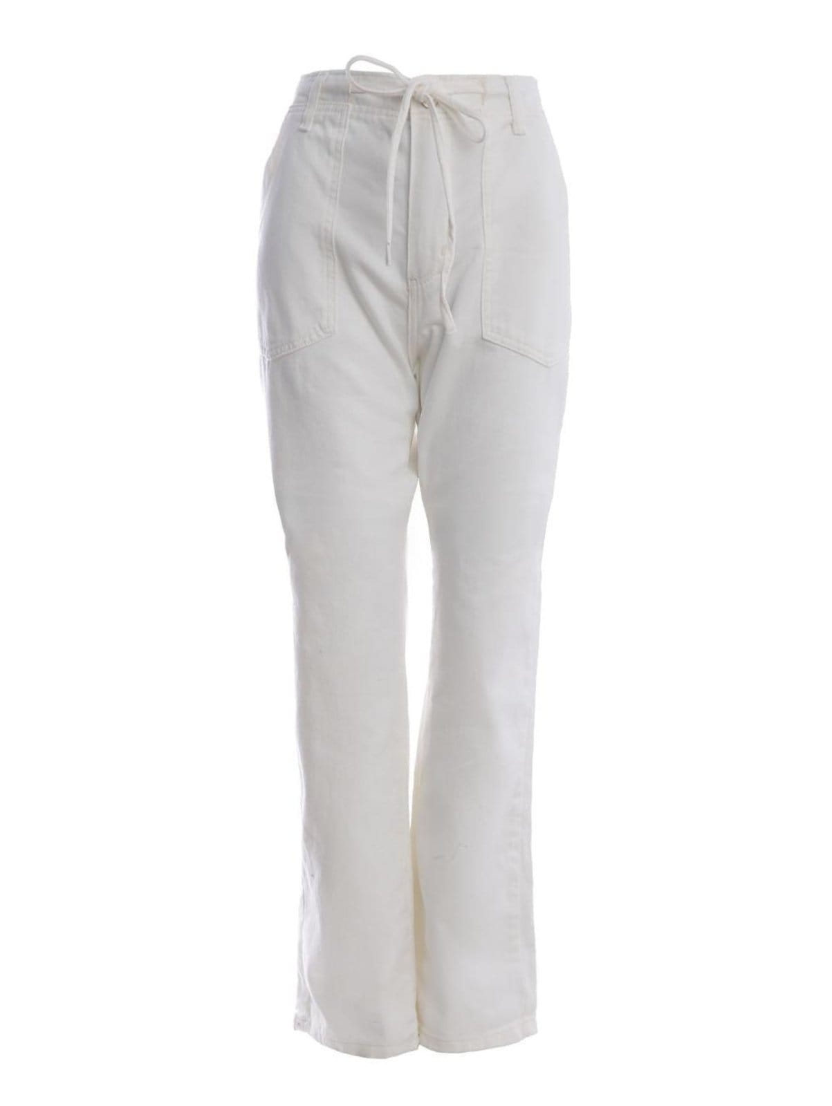 Calça Sarja Reta Sawary Feminina OFF WHITE