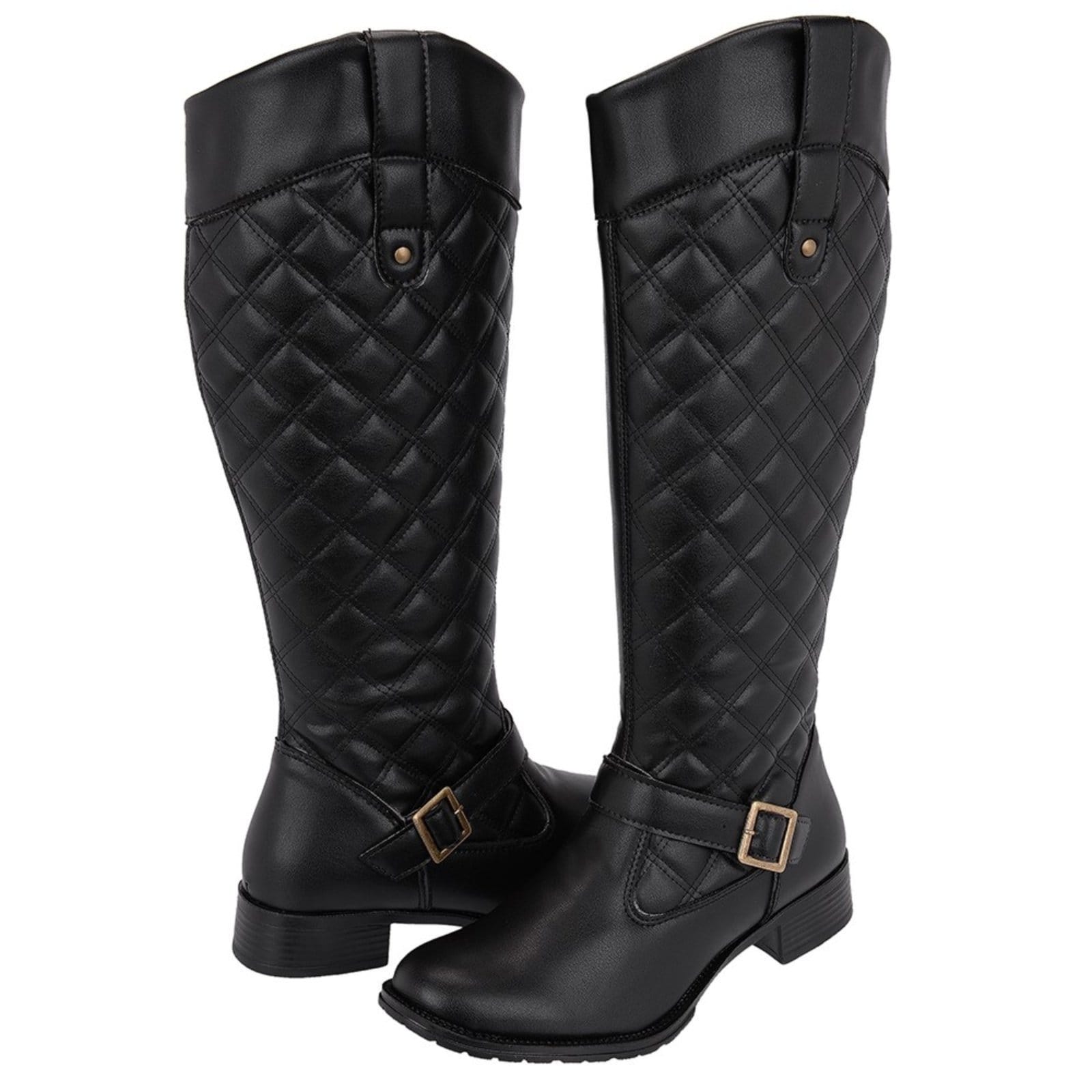 Vista 2 Bota Feminina Montaria Super Leve Country Cano Longo Hype preto