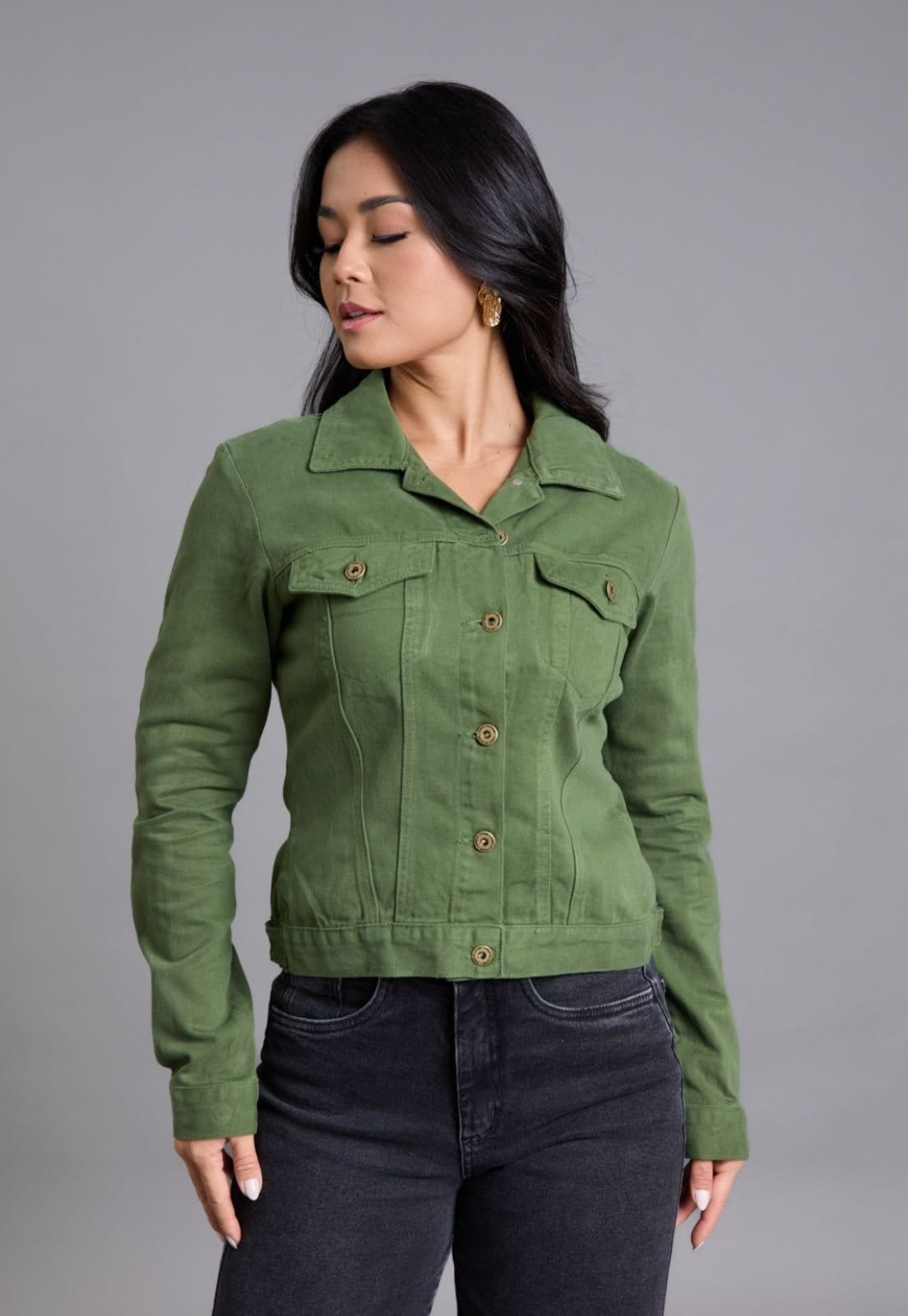 Jaqueta Sarja Feminina Tradicional Color Lemier Collection