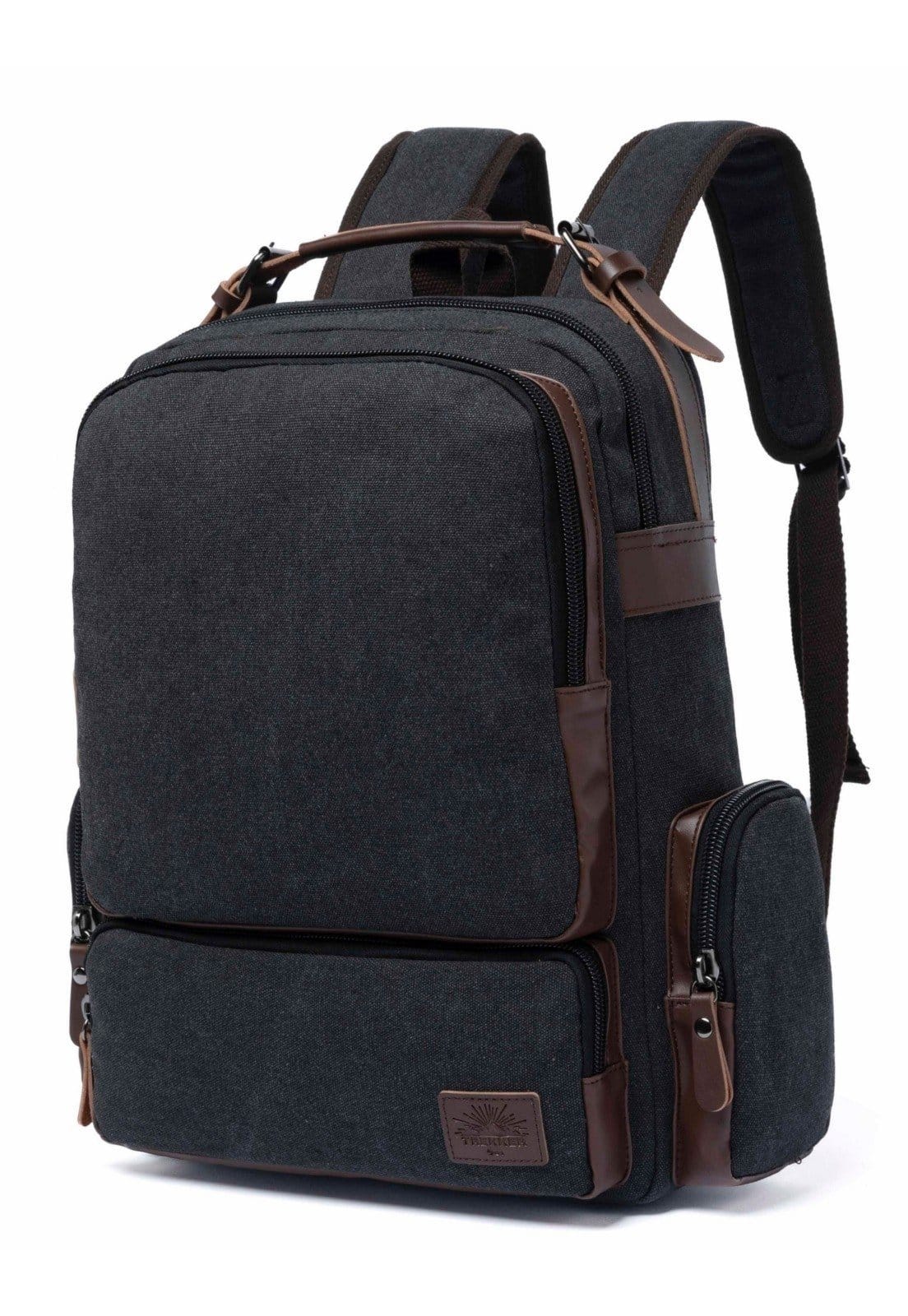 Vista 2 Mochila Trekker Masculina Resistente Notebook TREKKER preto