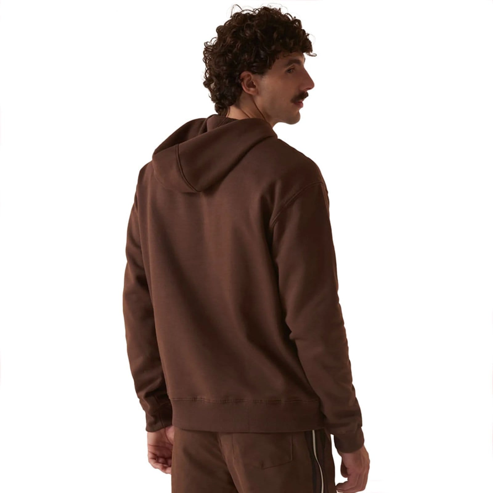 Vista 2 Moletom Masculino Fila Classic Capuz Fila marrom