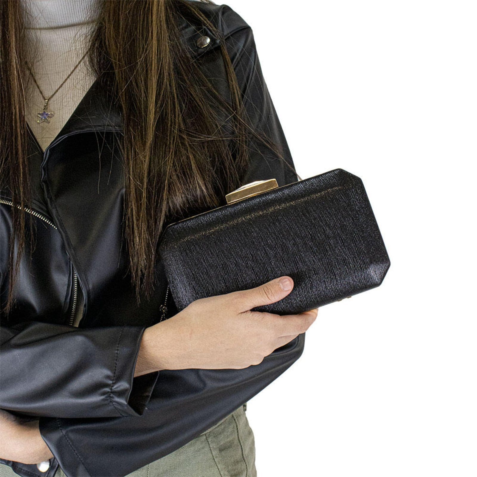 Vista 2 Bolsa Feminina Festa Melamel E29 5010029 MELAMEL prata