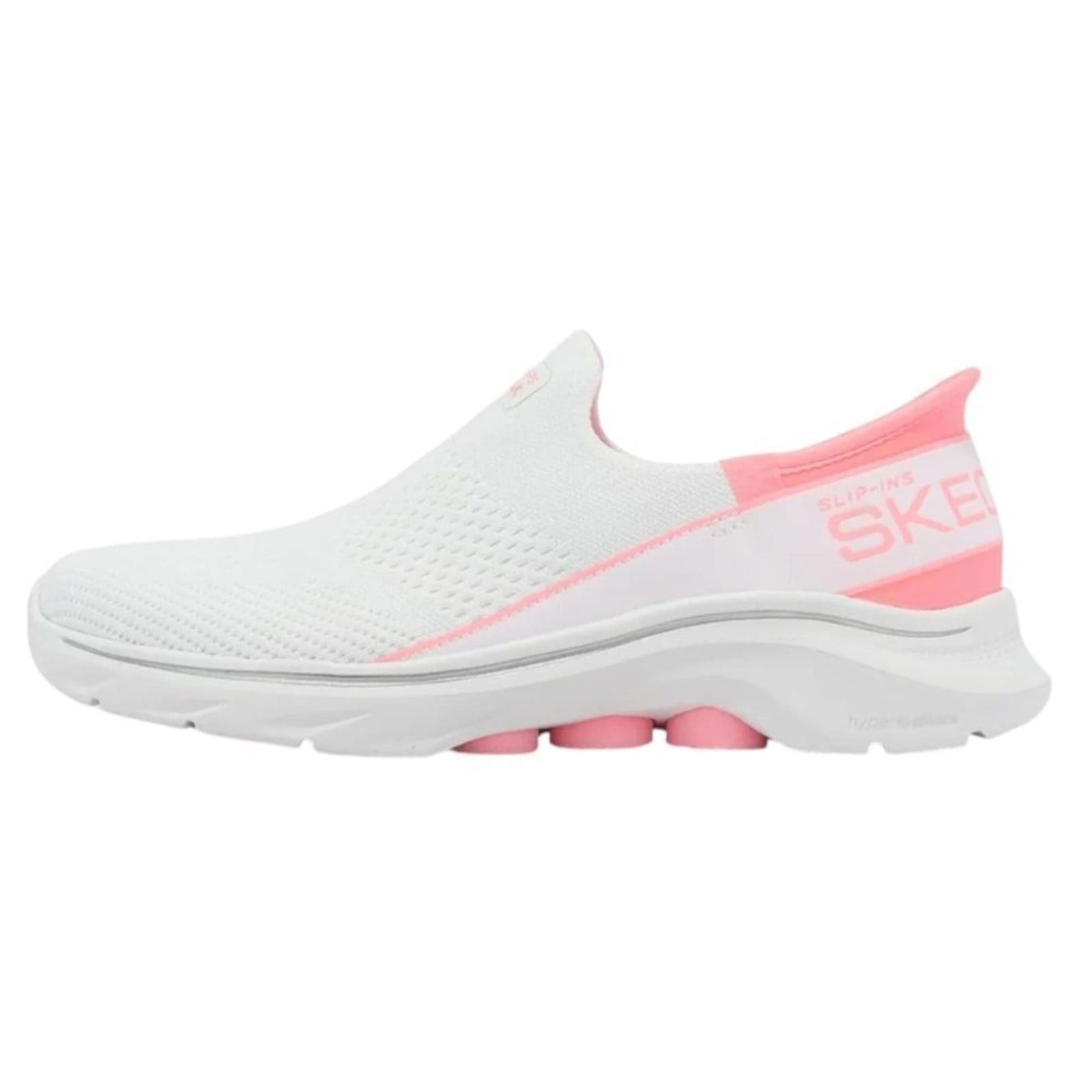Vista 2 Tênis Skechers Go Walk 7 Mia Feminino Skechers branco