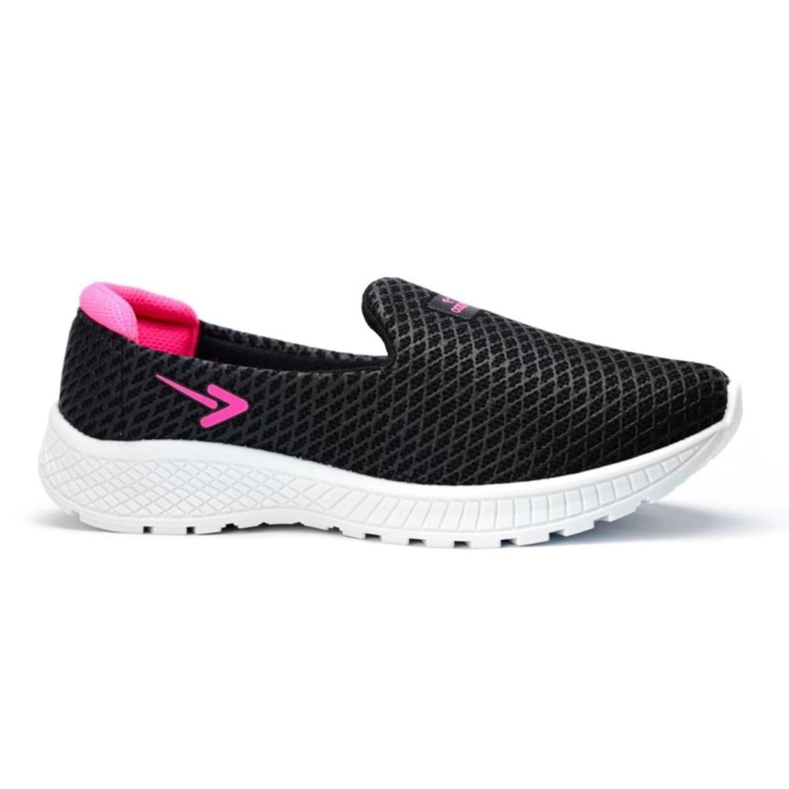 Tênis Feminino Running Box 200 Preto E Pink