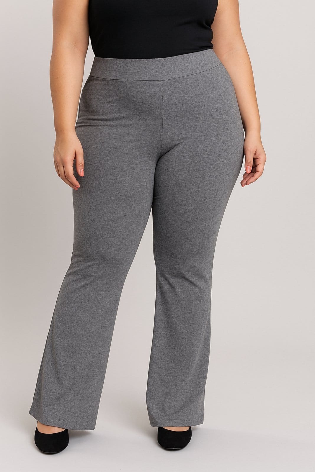 Calça Flare Bailarina D Bell Outlet Fashion Plus Size