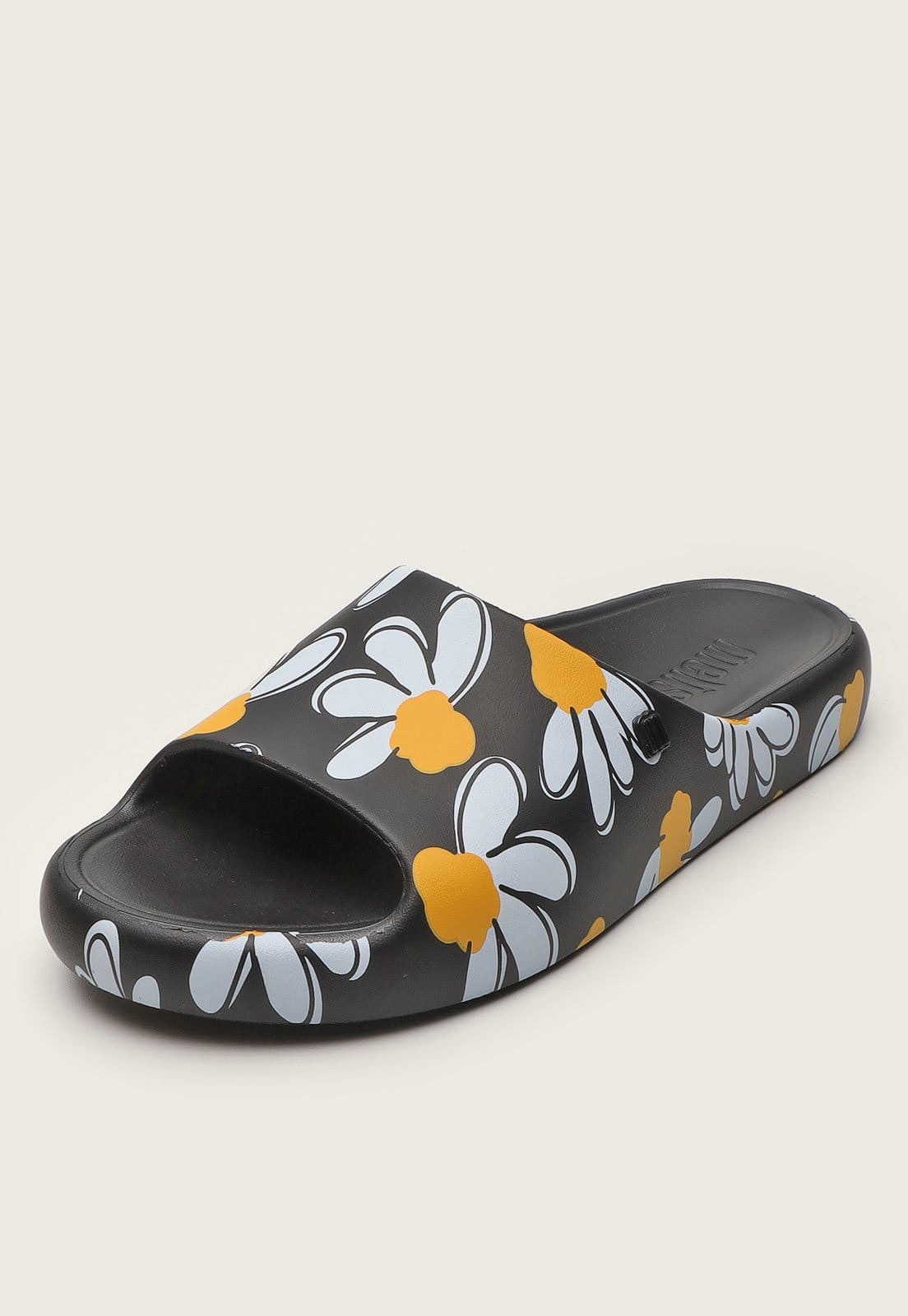 Vista 2 Chinelo Slide Melissa Free Print Preta Melissa preto