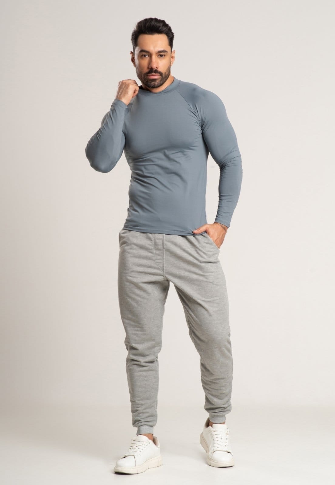 Calça Moletinho Vekyo Masculina Jogger Com Bolso
