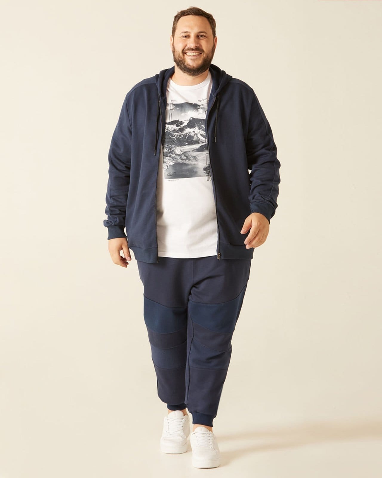 Calça Jogging Moletom Flanelado Malwee Plus