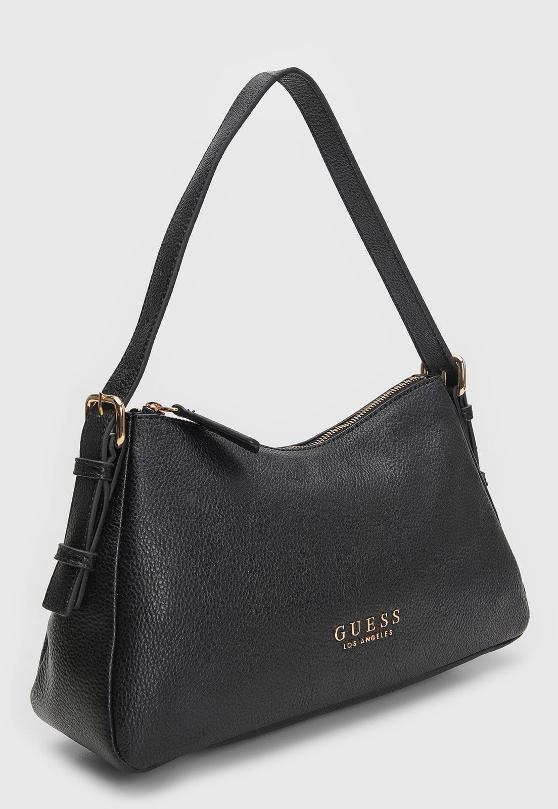 Vista 2 Bolsa Feminina Guess Grande Texturizada Preta Guess preto