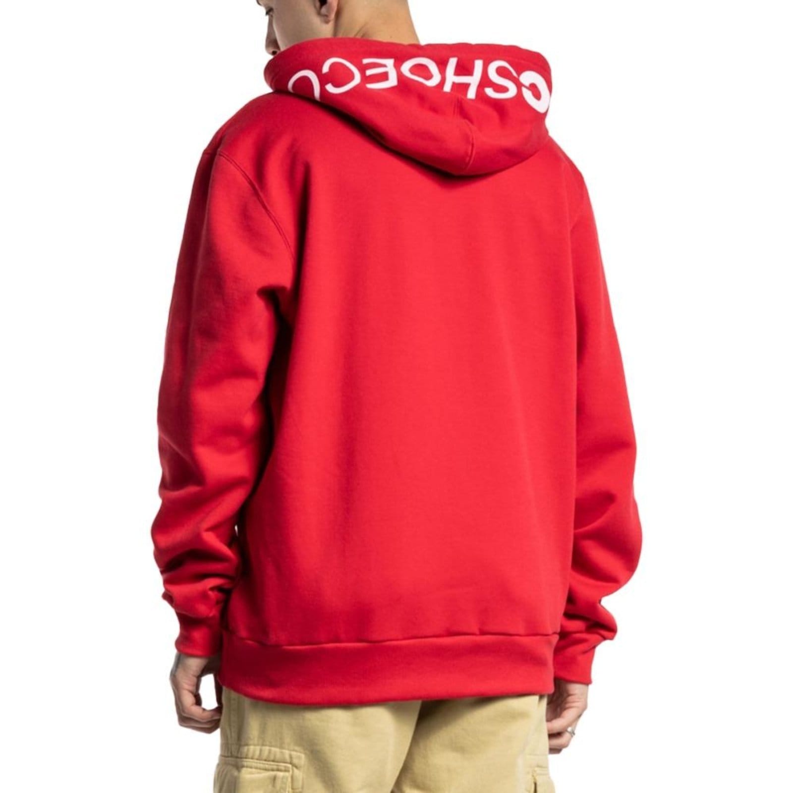 Vista 2 Moletom DC Shoes Canguru Horizontal Cut WT23 DC Shoes vermelho